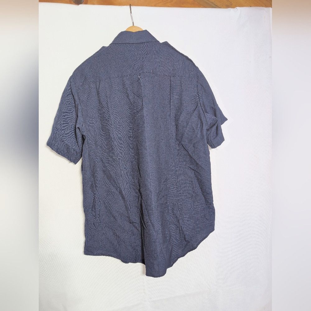 Vintage Police Blue Sz L Short Sleeve Uniform Shirt By Flying Cross Size US L / EU 52-54 / 3 - 3 Thumbnail