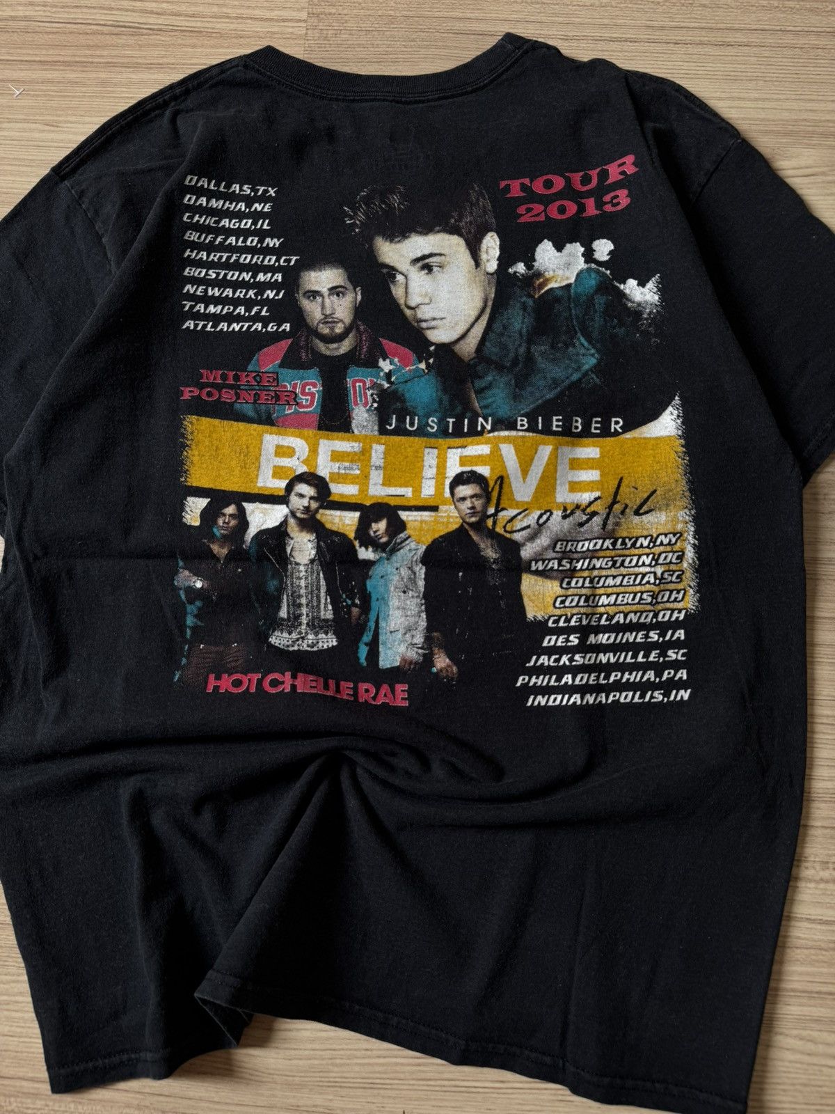 Band Tees × Rap Tees × Vintage Vintage Justin bieber - believe tour t shirt 2012 Size US L / EU 52-54 / 3 - 6 Thumbnail