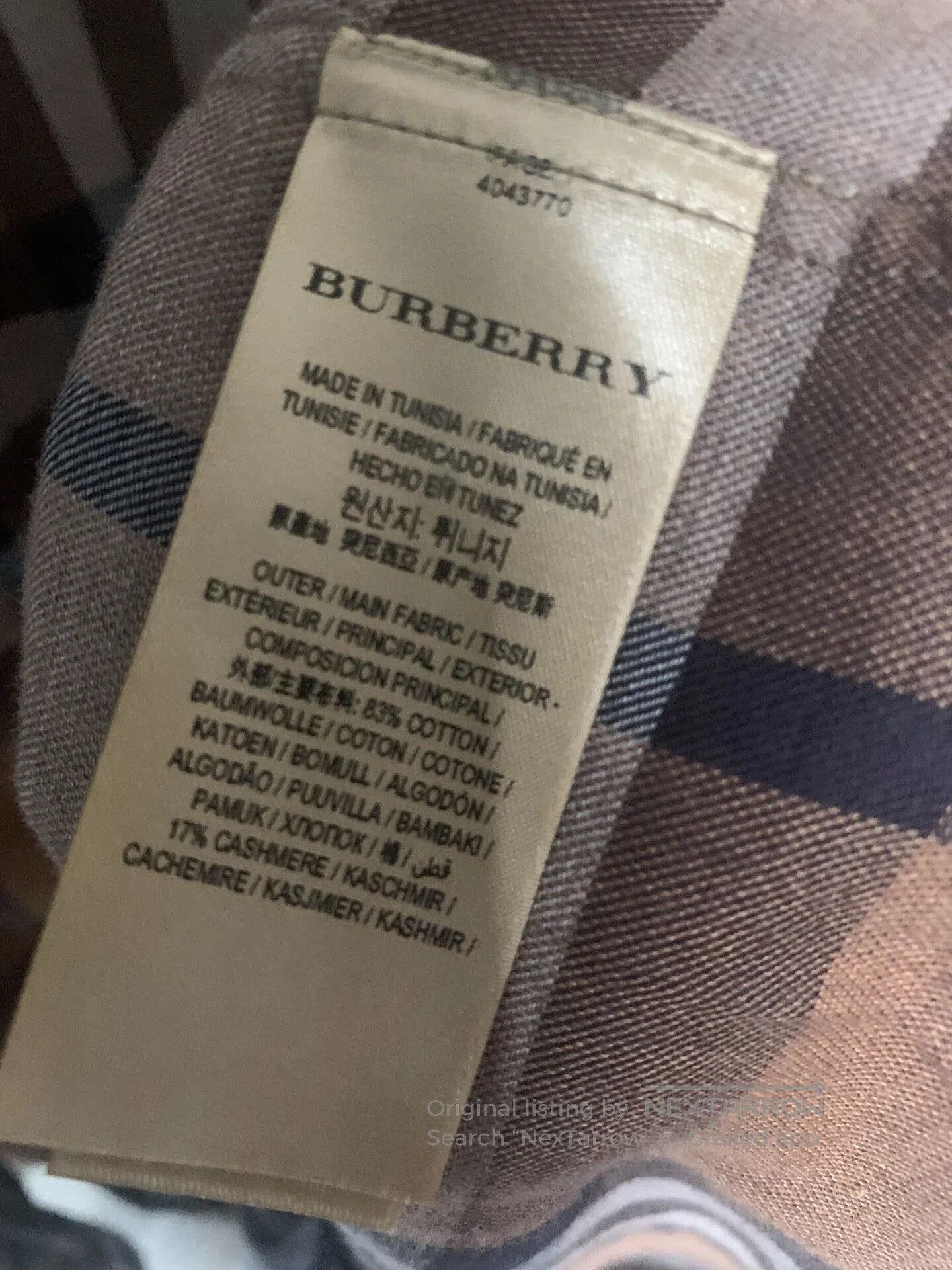Burberry Burberry Classic Plaid Long Sleeve Shirt. Size US S / EU 44-46 / 1 - 6 Thumbnail