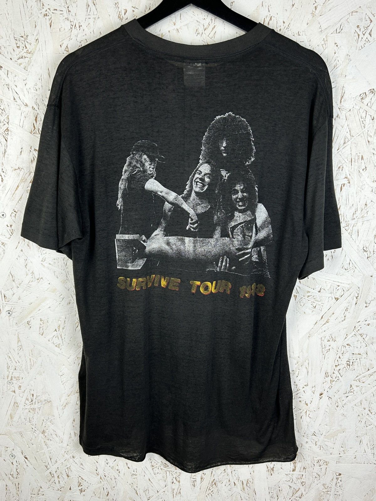 Band Tees 80s Nuclear Assault 1988 Survive Tour Thrash Metal T-Shirt Size US XL / EU 56 / 4 - 7 Thumbnail