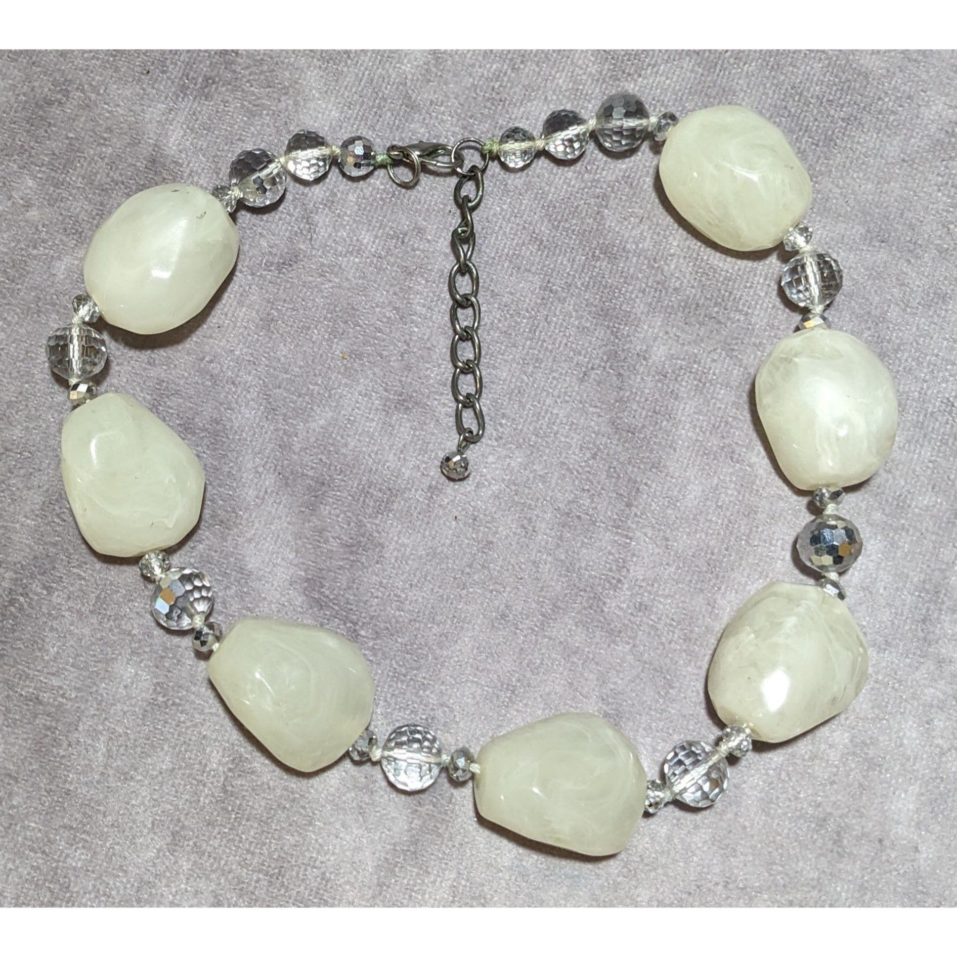 Other Vintage Chunky Lucite Glass Beaded Necklace Size ONE SIZE - 7 Thumbnail