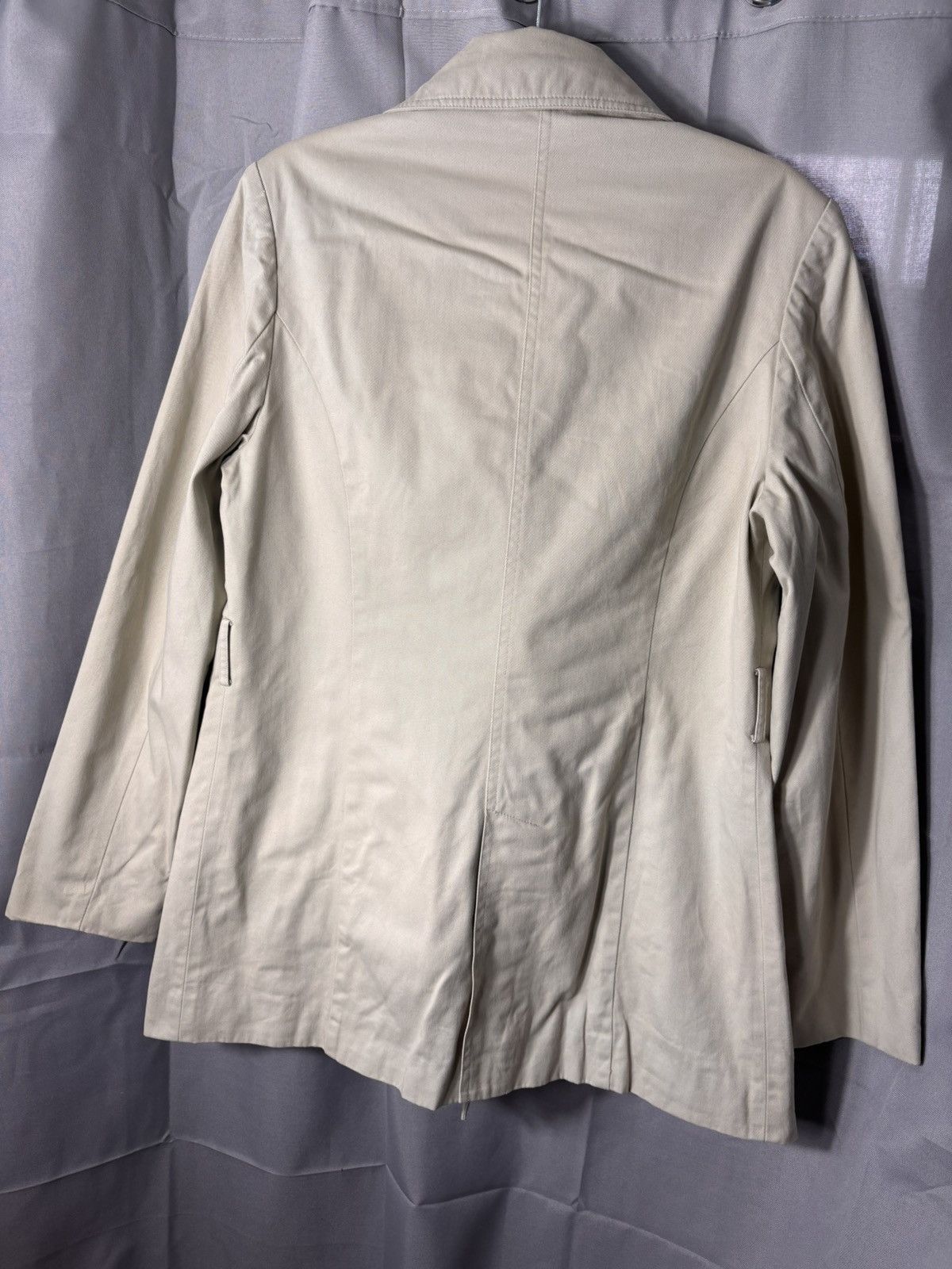 Burberry Burberry Double Breasted Jacket Beige Size L / US 10 / IT 46 - 6 Thumbnail