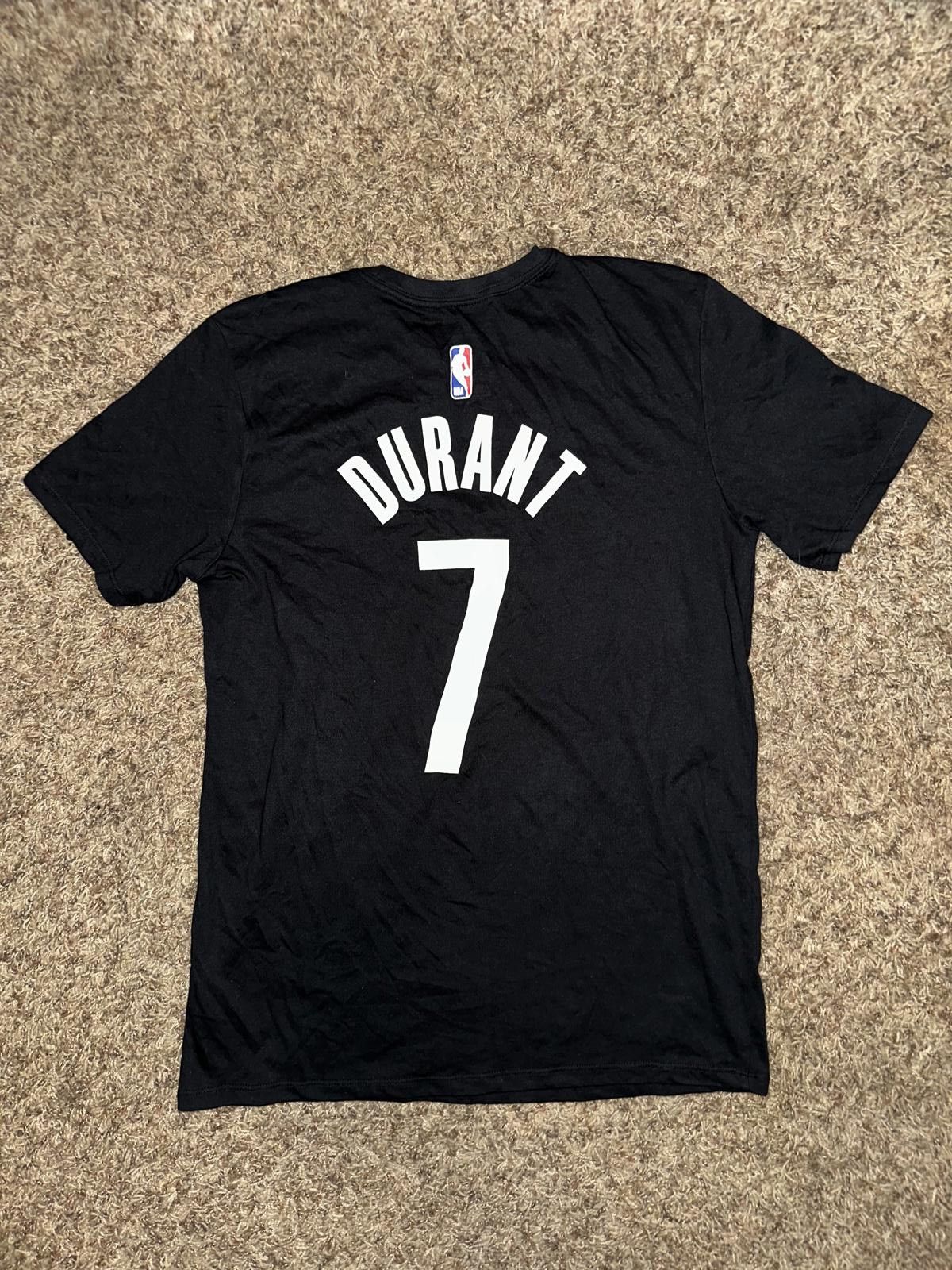 Nike Nike Men's Brooklyn Nets Kevin Durant City Edition Name & Number T-Shirt Size US M / EU 48-50 / 2 - 7 Thumbnail