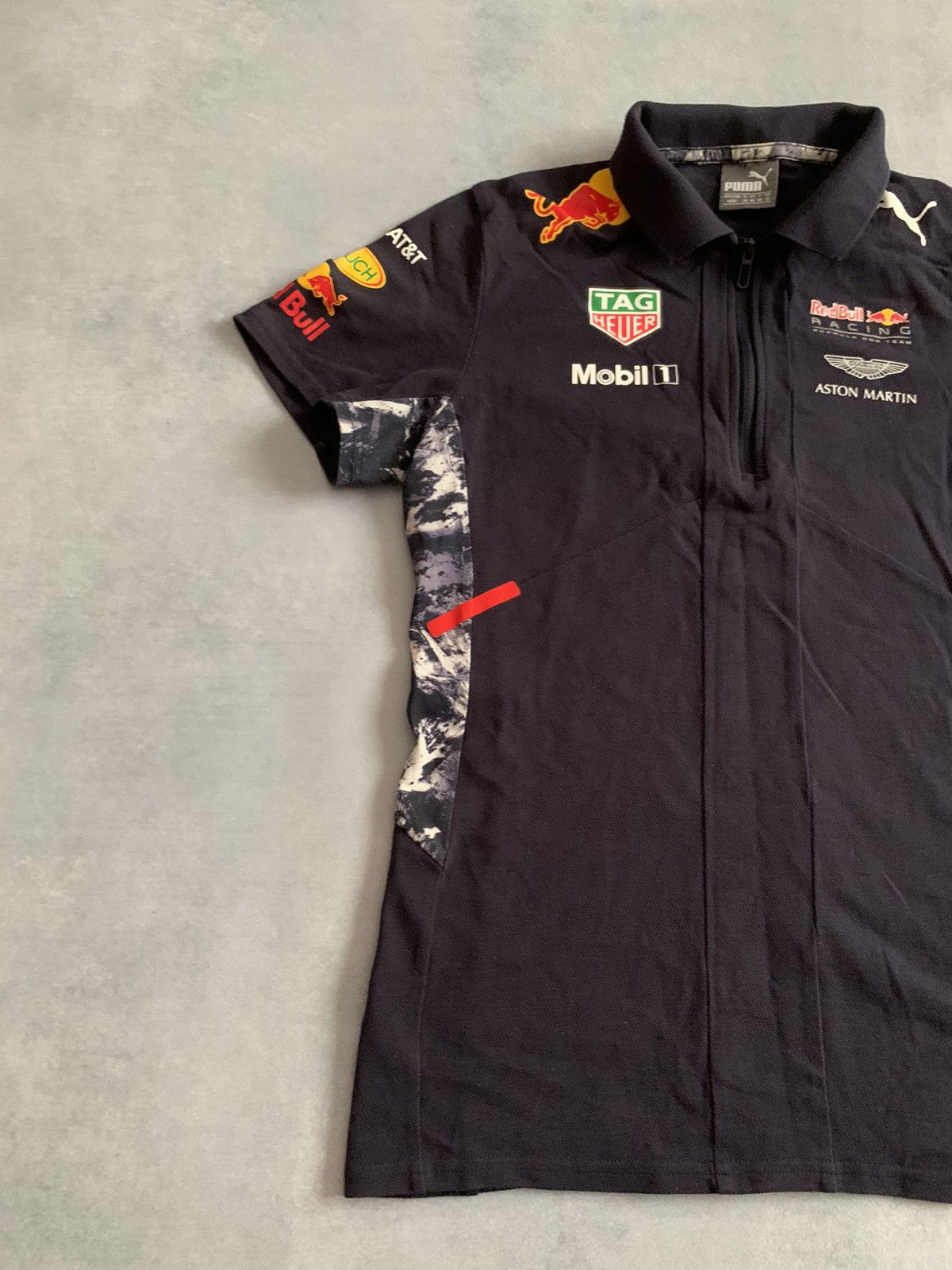 Puma × Red Bull Puma Women’s Red Bull F1 Racing Aston Martin Polo Shirt Size M / US 6-8 / IT 42-44 - 2 Thumbnail