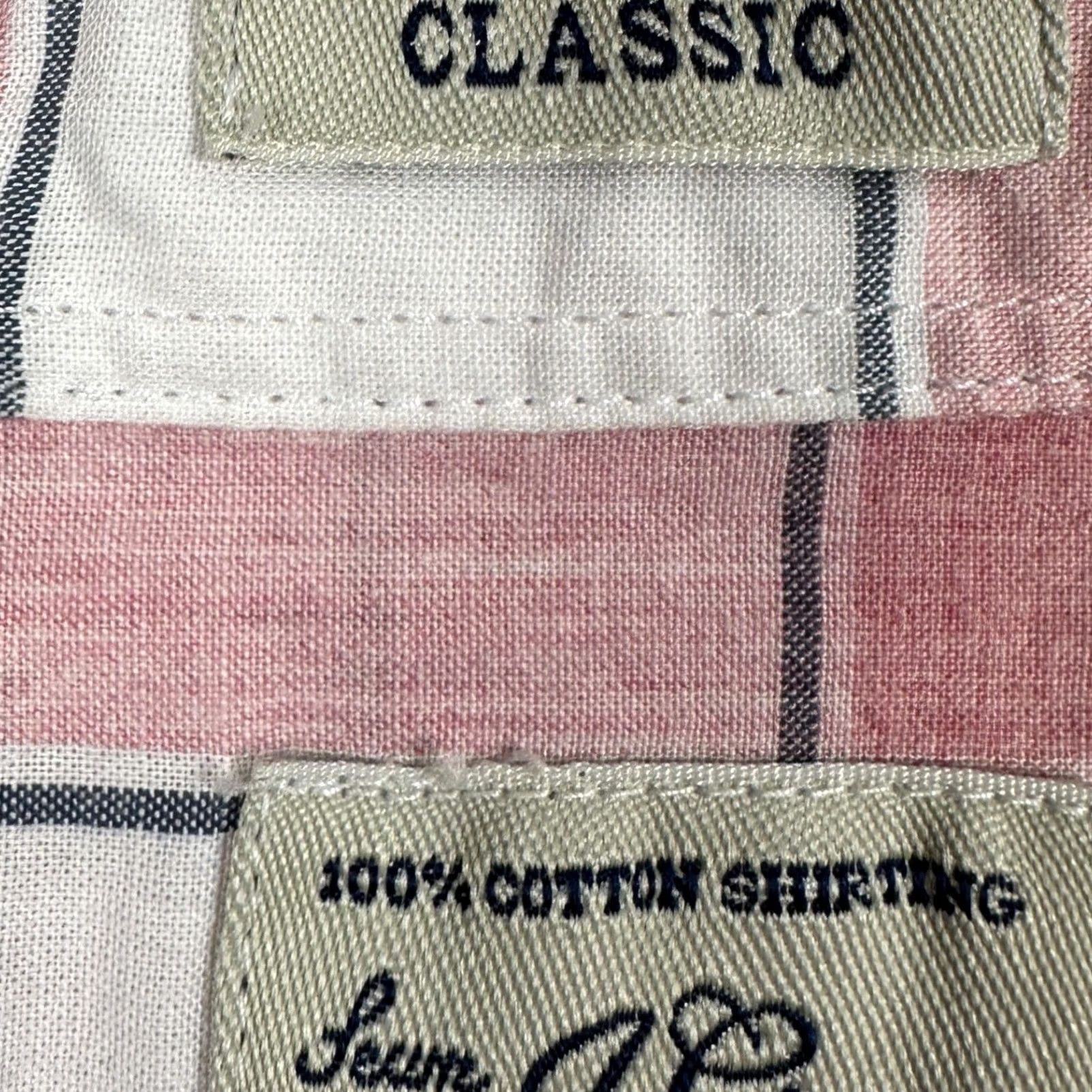 J.Crew J. Crew Button-Down Shirt Plaid Pink White Classic Fit Long Sleeve Men L EUC Size US L / EU 52-54 / 3 - 5 Thumbnail