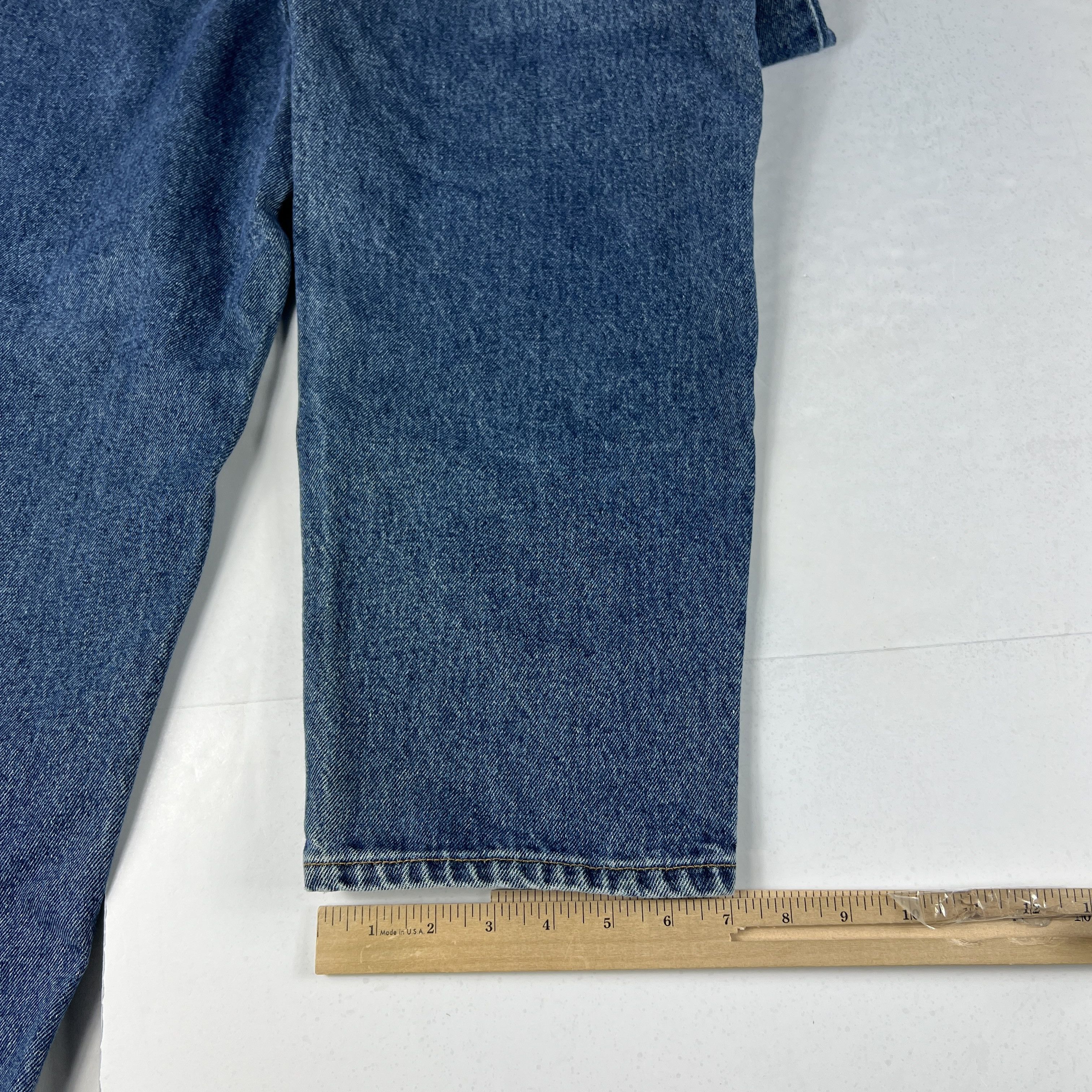 Levi's × Vintage VTG 90s Levi's Jean 560 Loose Taper Blue Denim Orange Tab Size US 33 - 15 Thumbnail