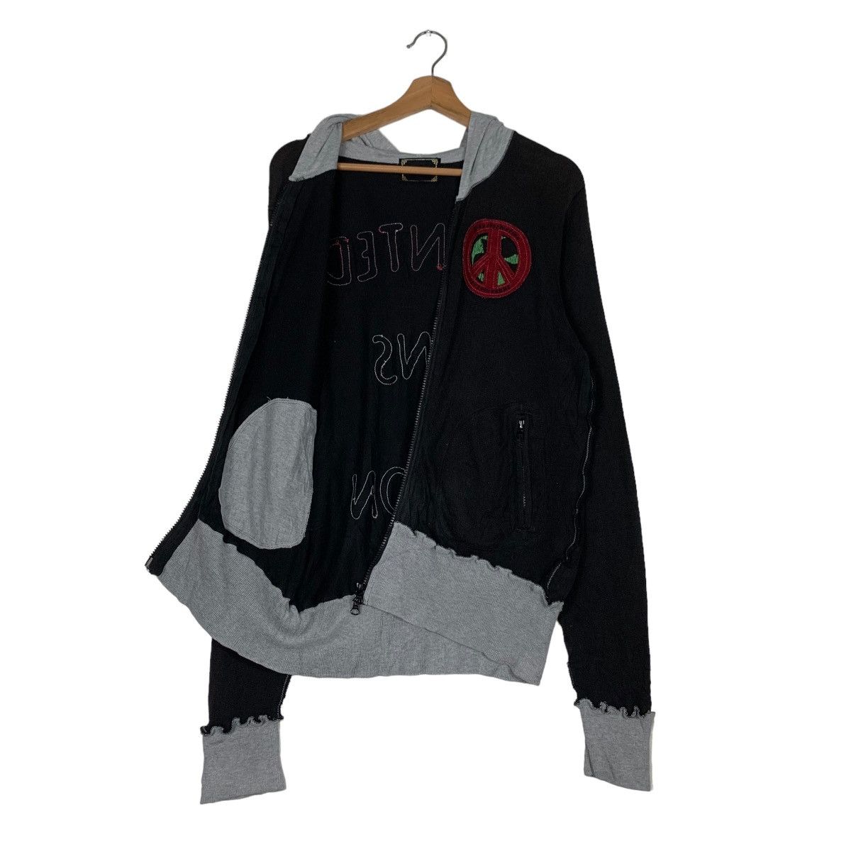 Japanese Brand 291295 HOMME Wanted Transformation Hoodies #0830-C37 Size US M / EU 48-50 / 2 - 11 Thumbnail