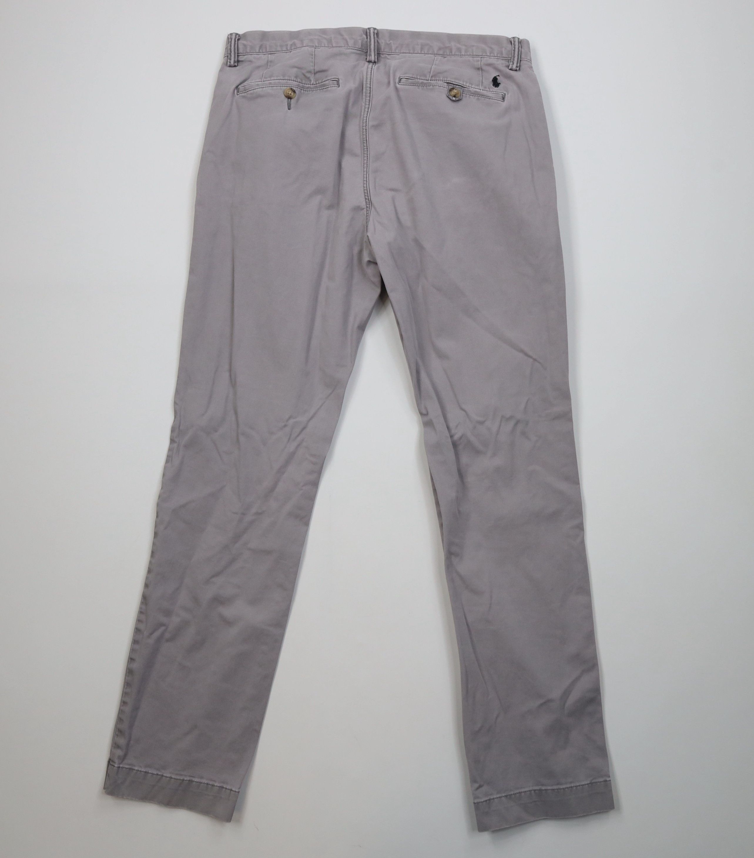 Ralph Lauren Vintage Y2K Ralph Lauren Straight Fit Chino Pants Gray Size US 33 - 9 Thumbnail