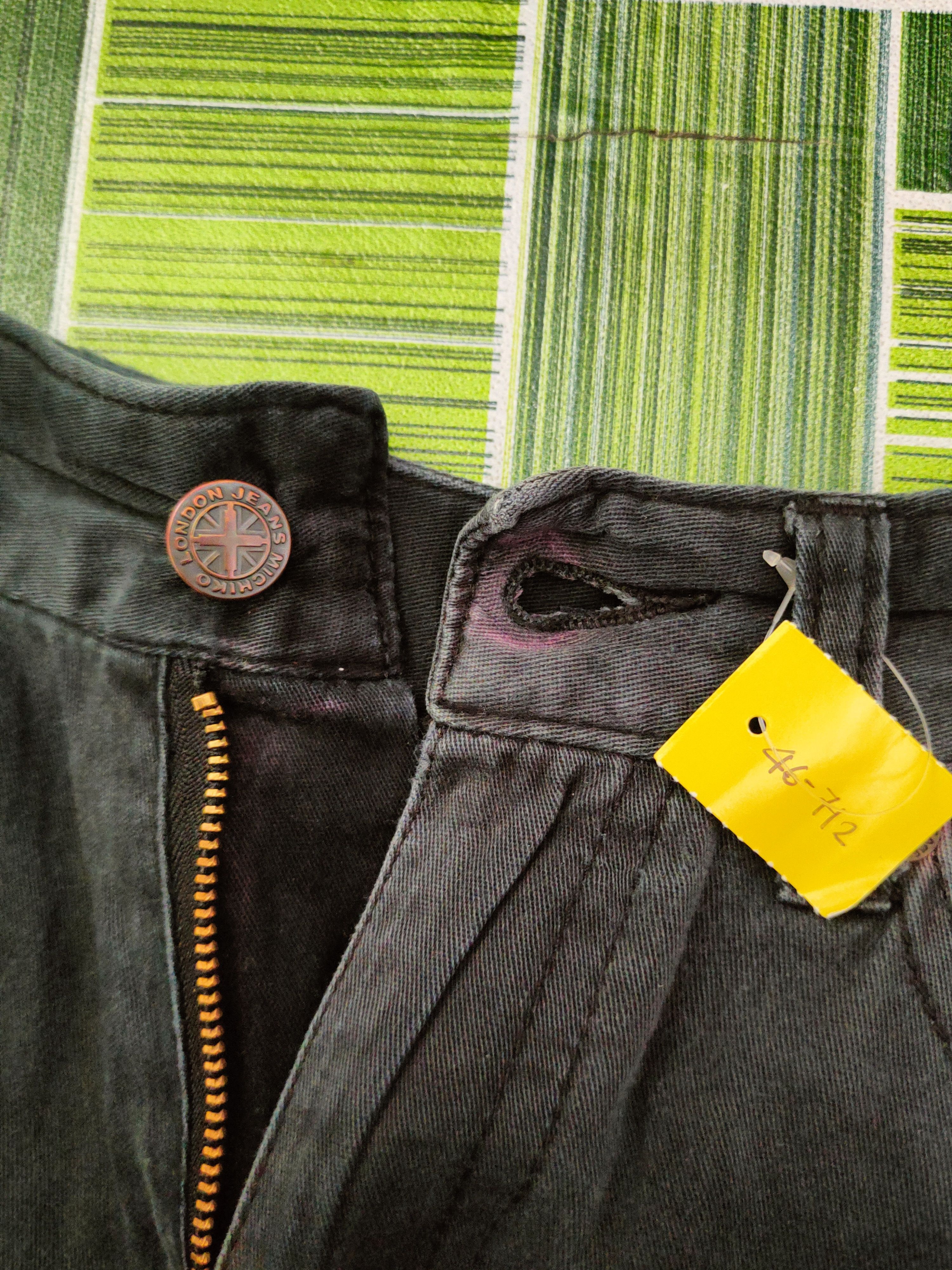 Japanese Brand DL Michiko London Navy Multipocket Casual Pants #46-712 Size US 29 - 16 Thumbnail