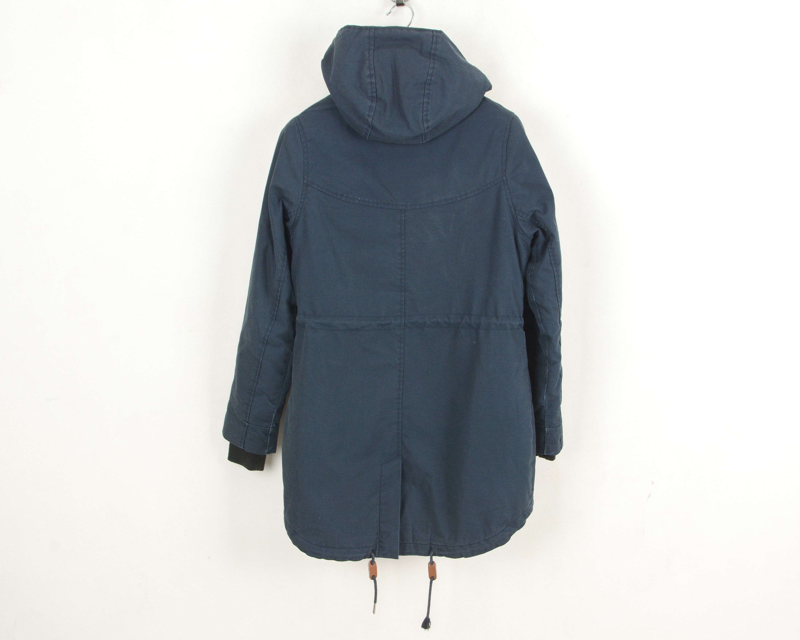ELVINE DuPont ComforMax Women S Hooded Parka Coat Zip Up Jacket Top Size S / US 4 / IT 40 - 3 Thumbnail