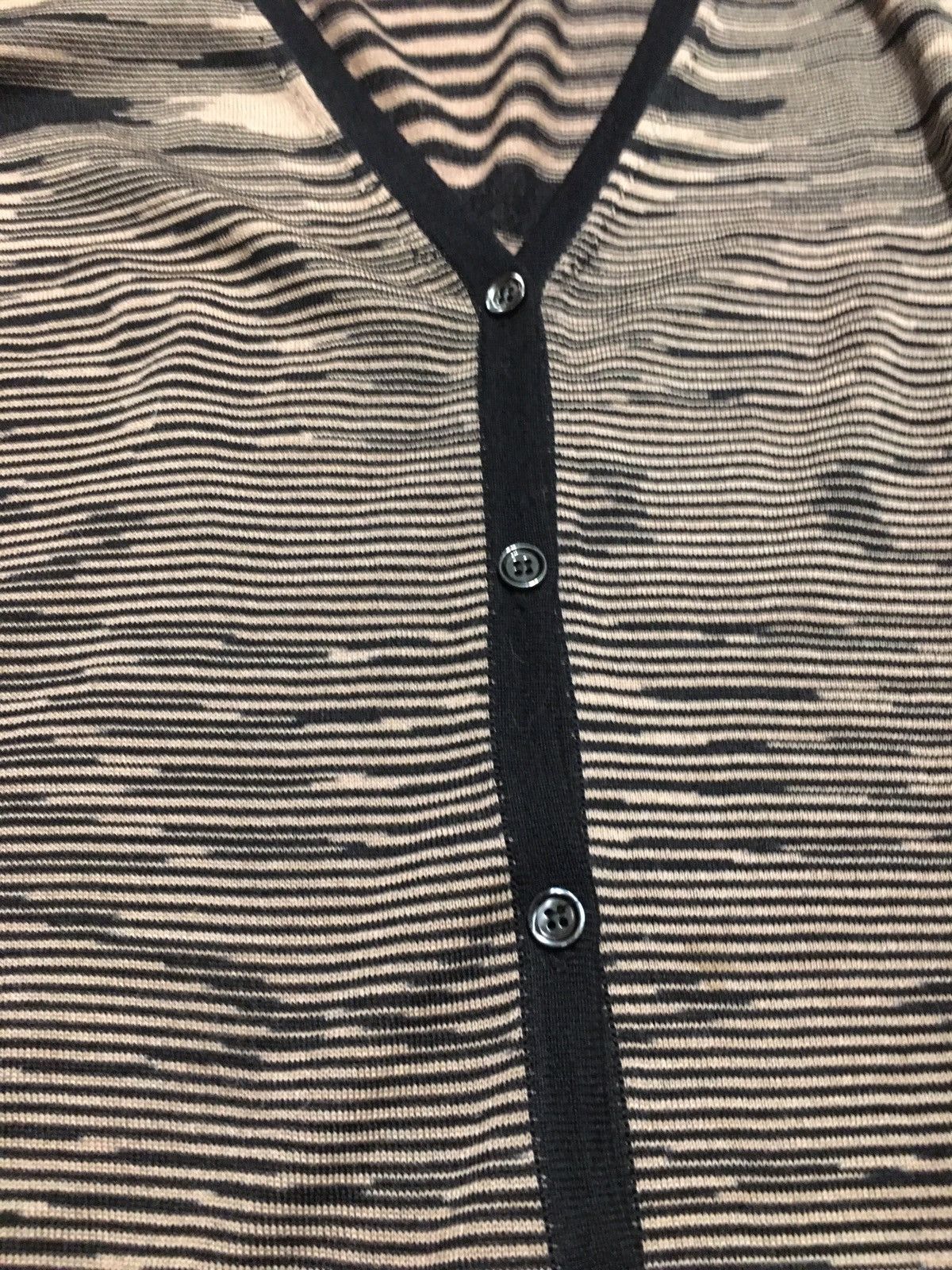 Missoni MISSONI Designer Stripped Wool Cardigan Sweater Size Eu 46 Size L / US 10 / IT 46 - 9 Thumbnail