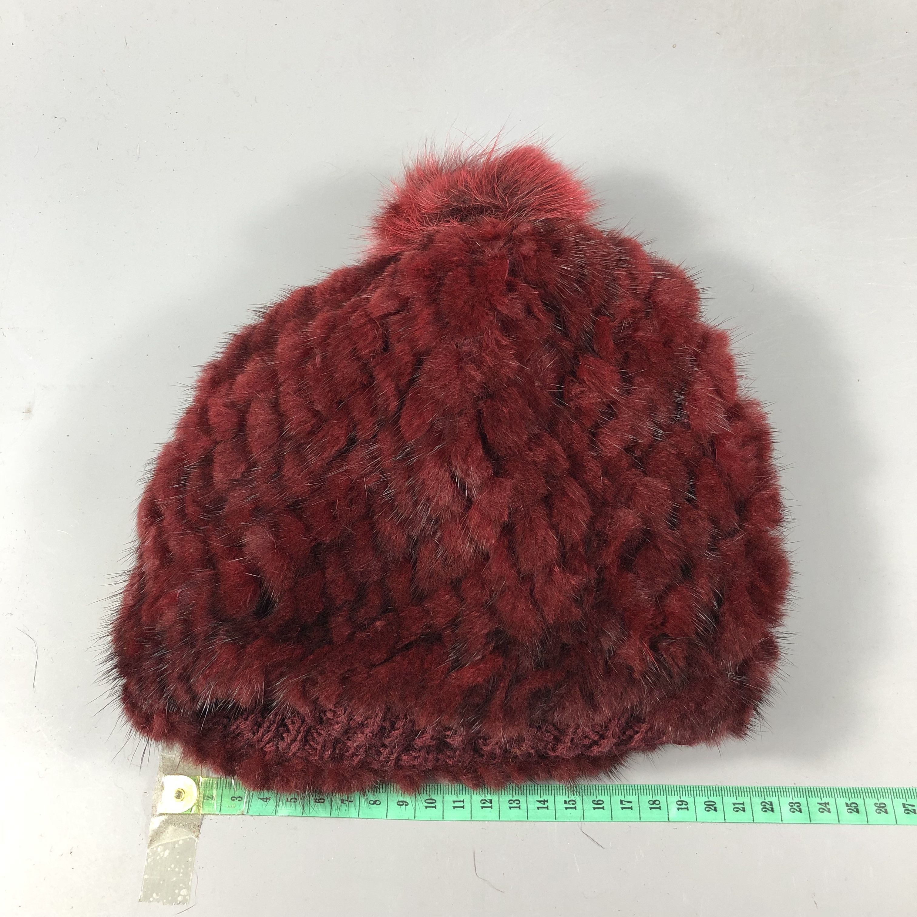 Vintage Unknown Faux Fur Bobble Beanie Snowcap Snow Hat B1002 Size ONE SIZE - 3 Thumbnail