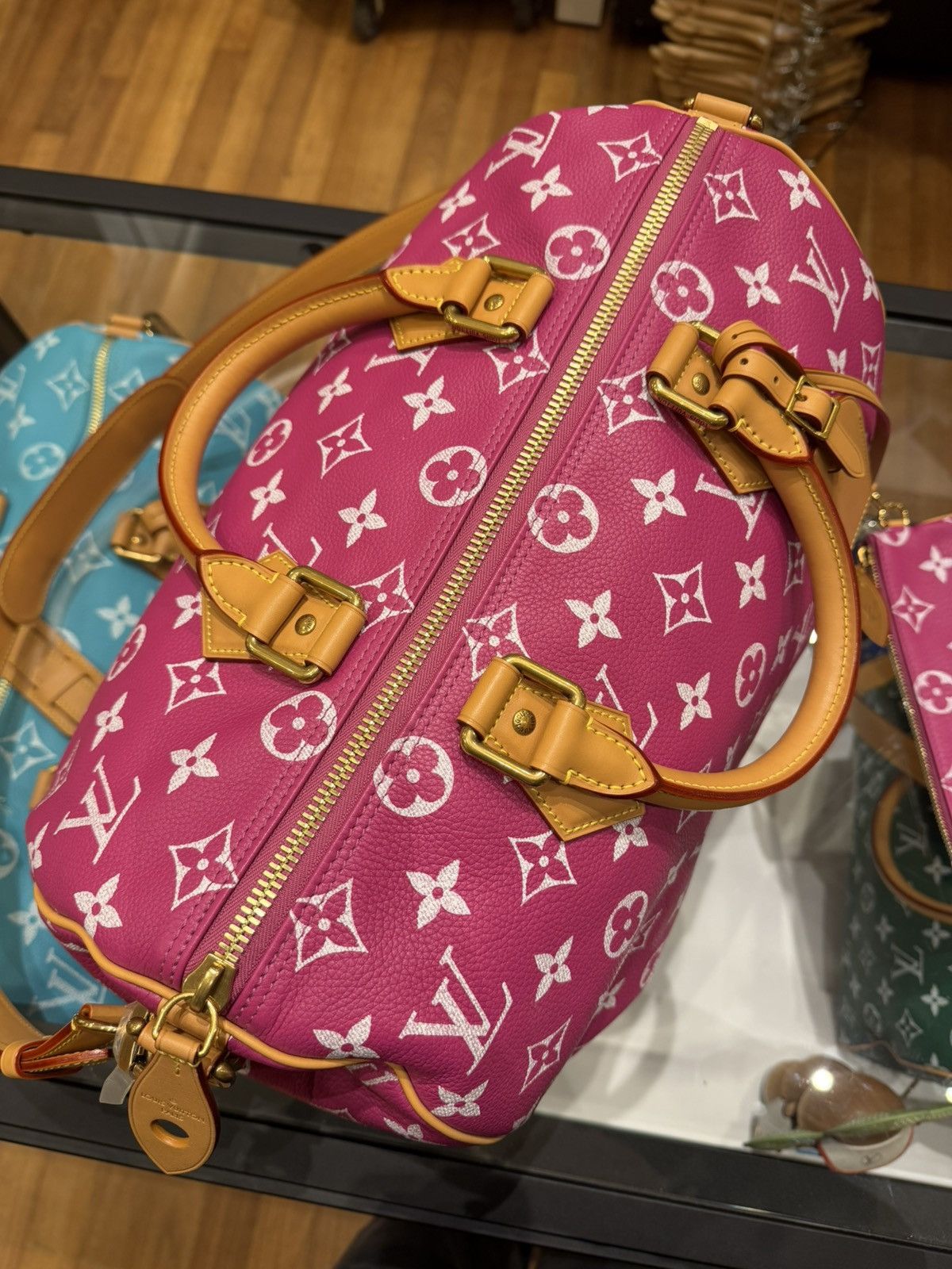 Louis Vuitton Louis Vuitton P9 Speedy 40 Bandouliere Pink Agate Size ONE SIZE - 5 Thumbnail