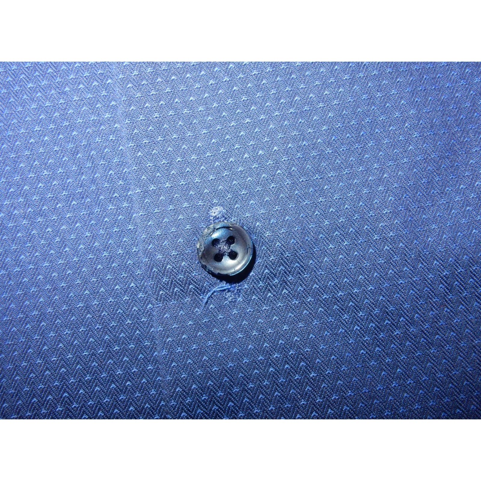 Hugo Boss HUGO BOSS Men's Long Sleeve Button Front Shirt Size 16.5/42 Slim Shirt Mens Blue Cotton Italy Slim Size US L / EU 52-54 / 3 - 4 Thumbnail