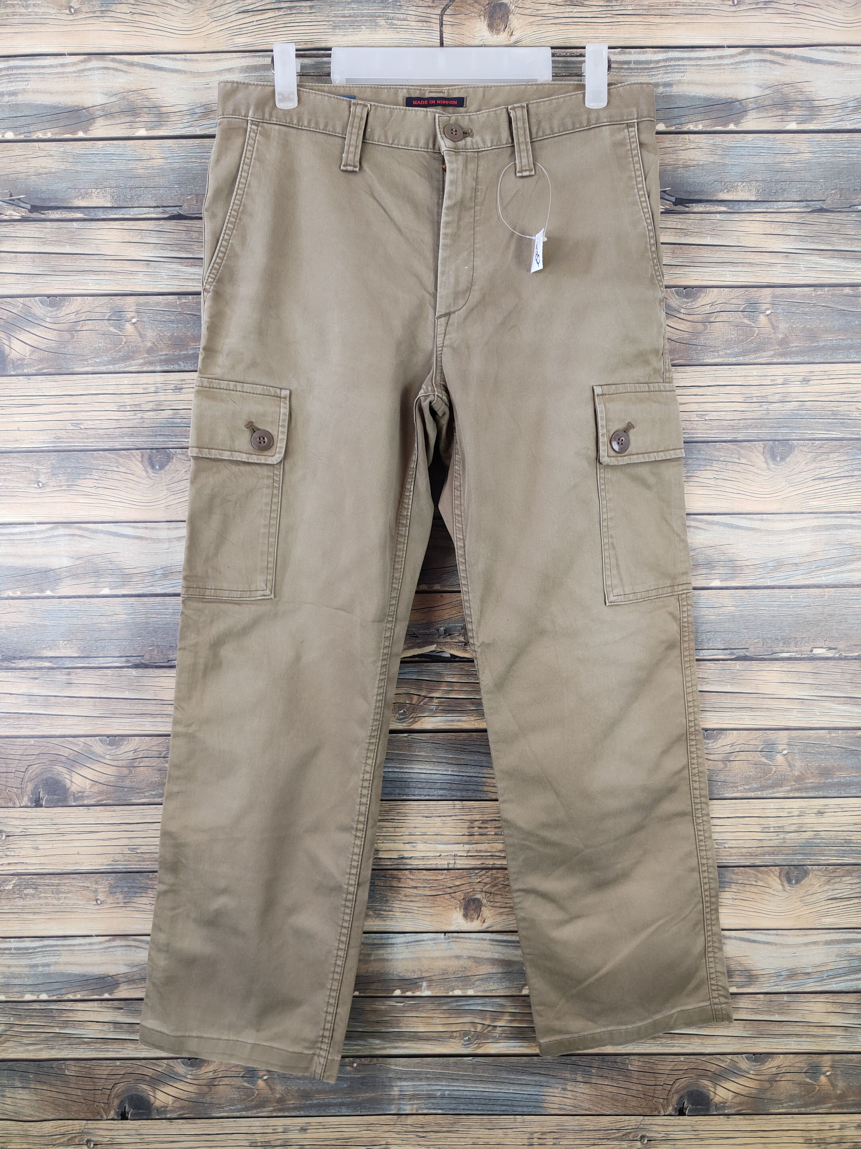 Japanese Brand Blue Way Brown Multipocket Tactical Cargo Pants #W1852 Size US 32 / EU 48 - 1 Thumbnail