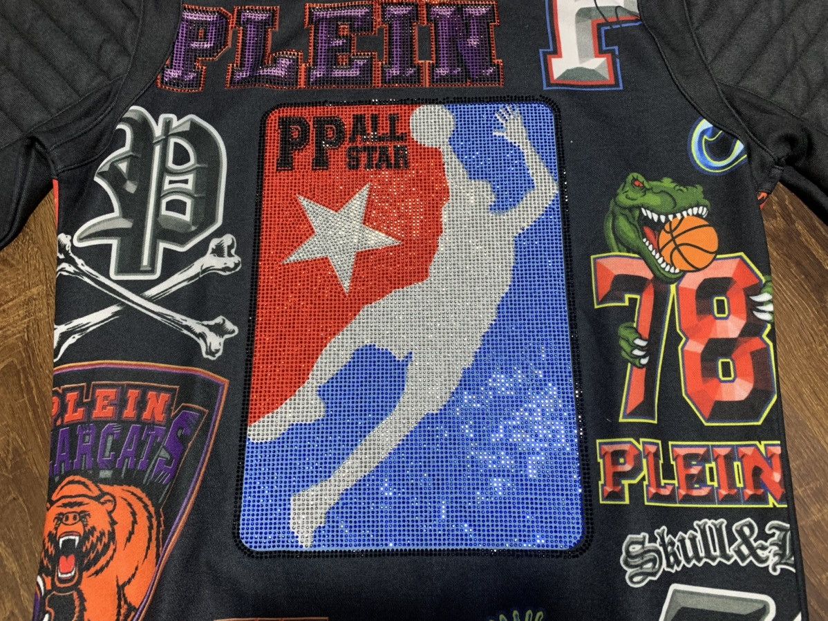 Philipp Plein Philipp Plein basketball rhinestone printed sweatshirt Size US L / EU 52-54 / 3 - 9 Thumbnail