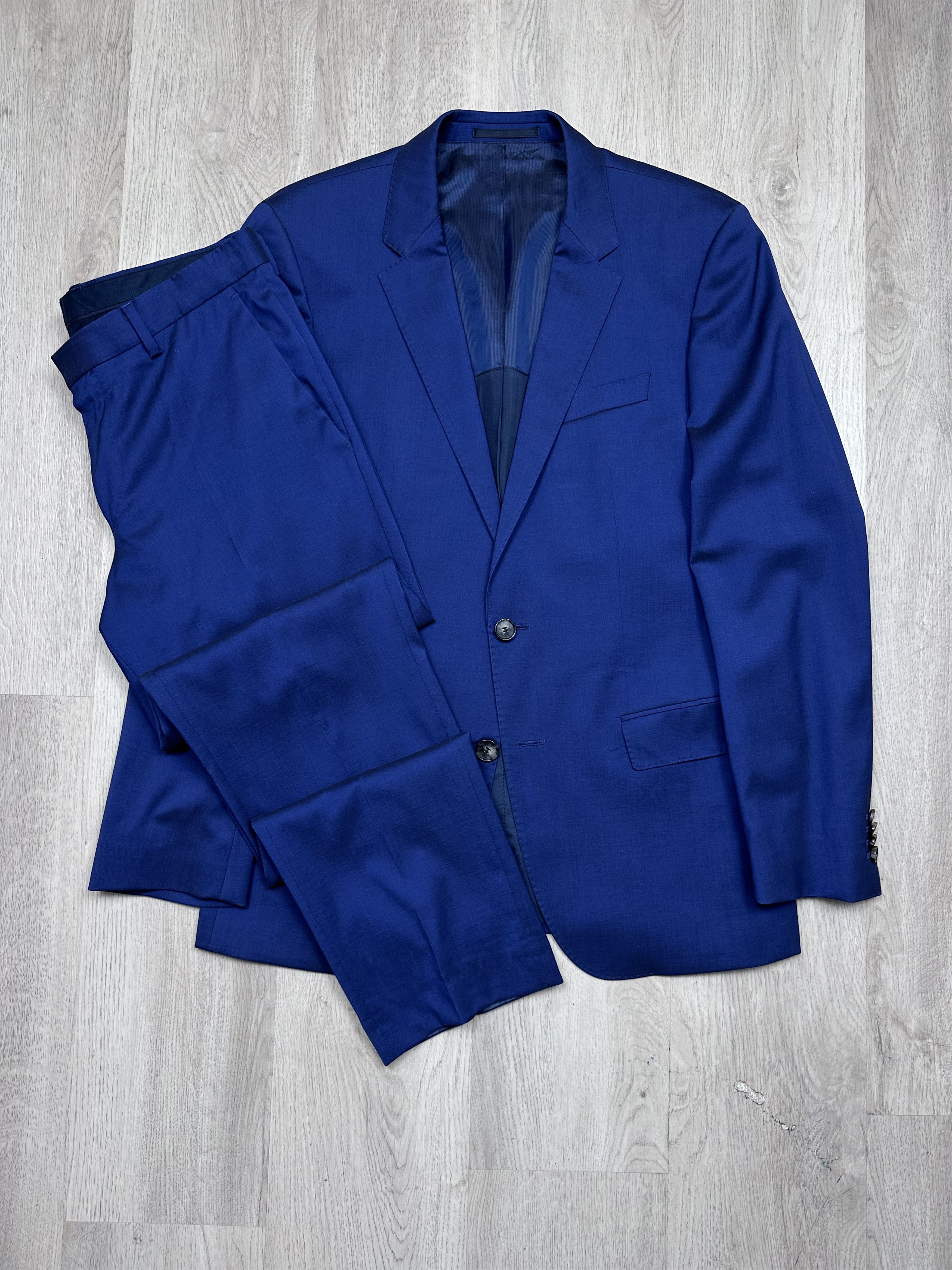 Hugo Boss Hugo Boss Vintage Mens Wool Suit 2 Buttons Blazer + Pants Size 38R - 1 Thumbnail