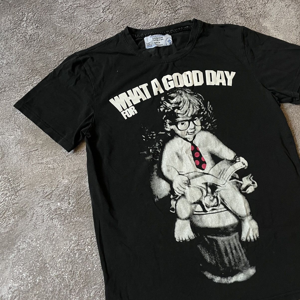 Vintage Vintage Y2K Punk Graphic Tee Sun Faded Black Skate Relaxed M Size US M / EU 48-50 / 2 - 2 Thumbnail