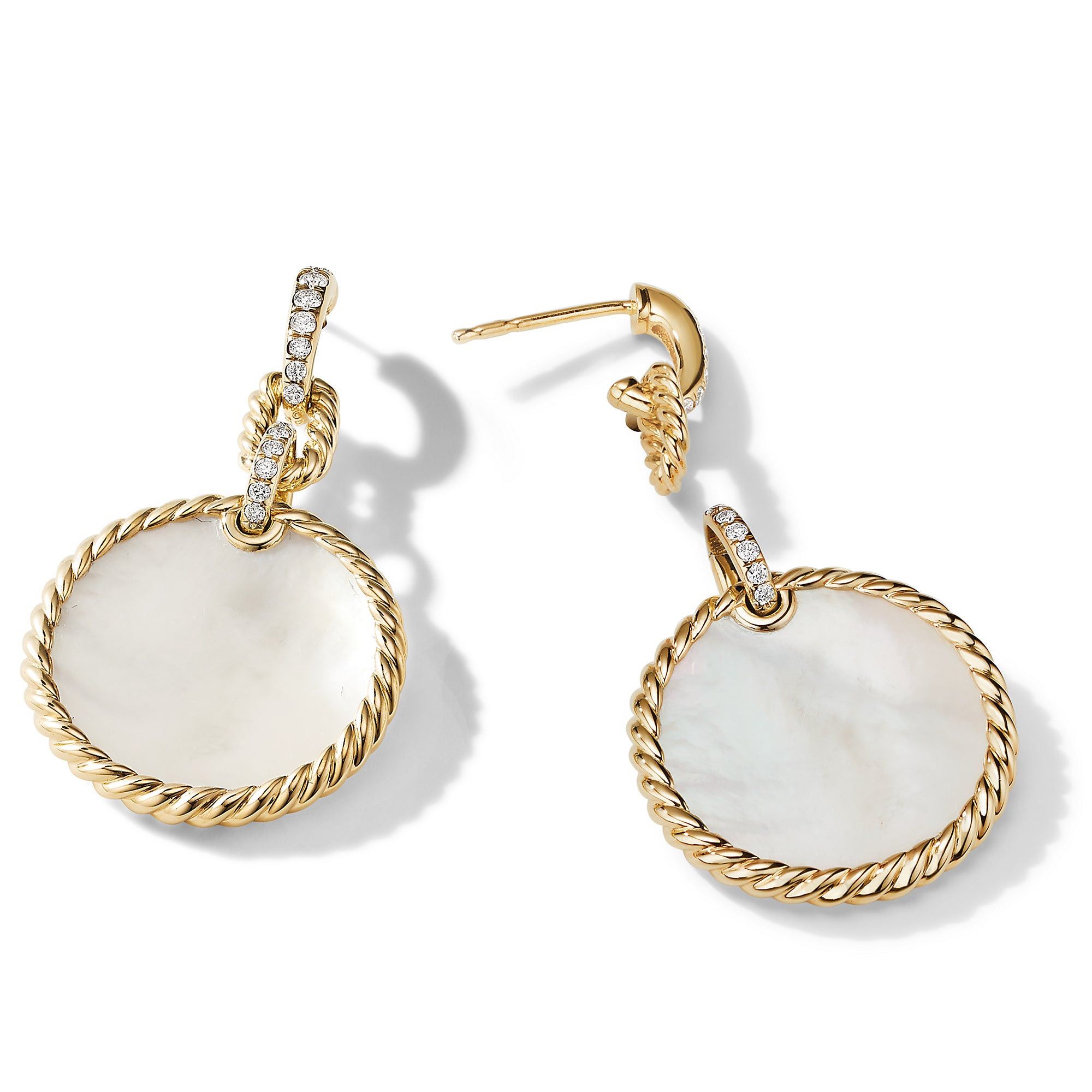 David Yurman o1w1db10526 E17049D/Size 7/ Drop Earrings in Golden Size ONE SIZE - 3 Thumbnail