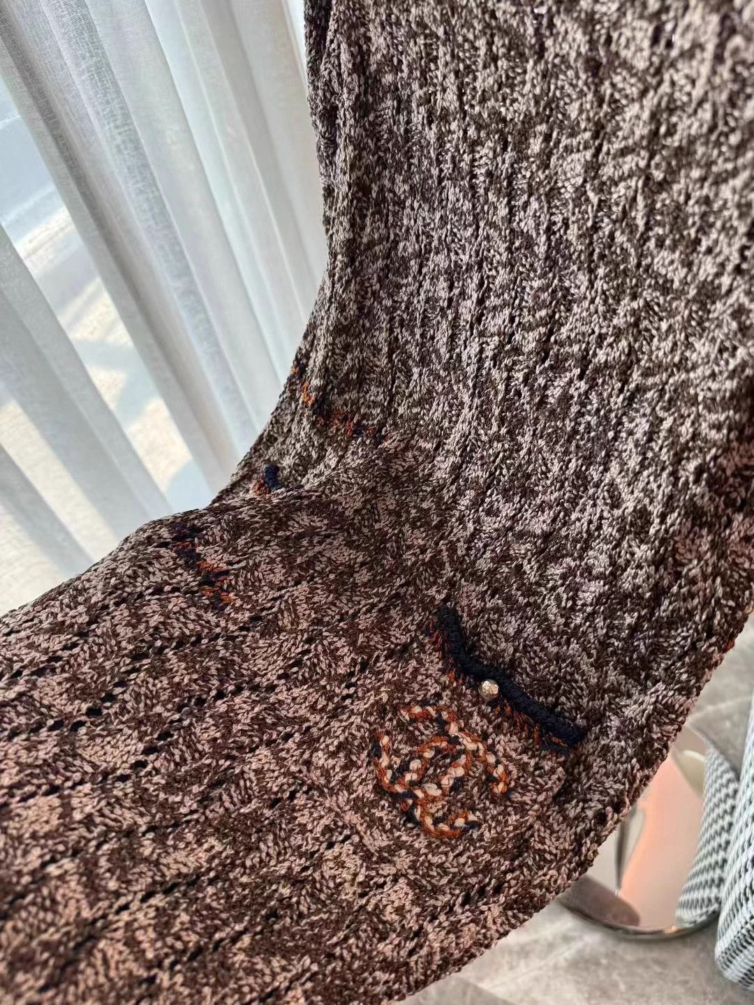 Chanel Chanel Vintage Knit Crochet Dress 40 (M) Size M / US 6-8 / IT 42-44 - 6 Thumbnail