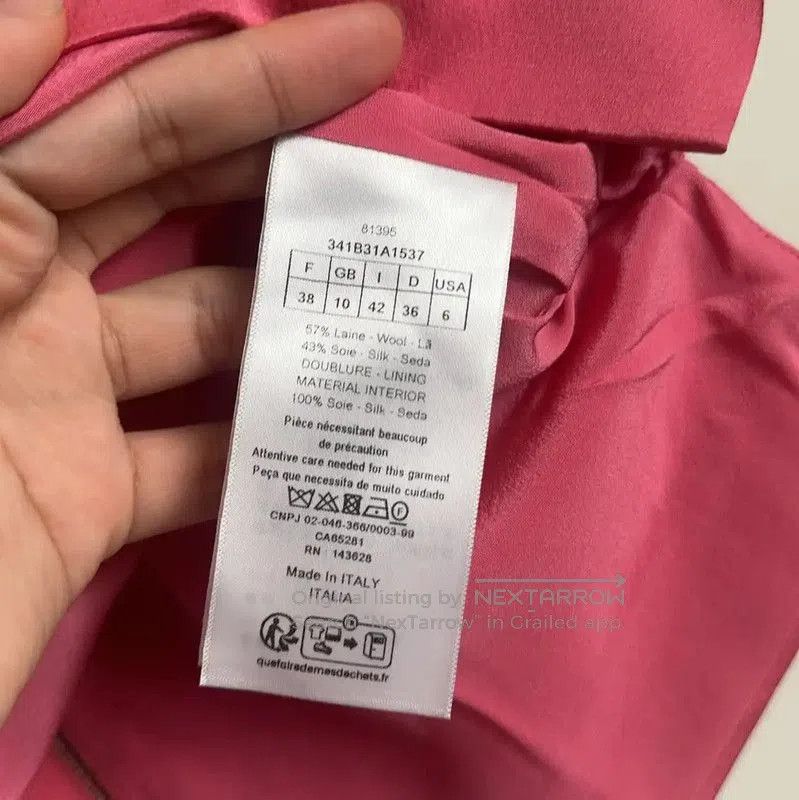 Dior Dior Pink Women's Half Skirt XS Size . Size 22" - 5 Thumbnail