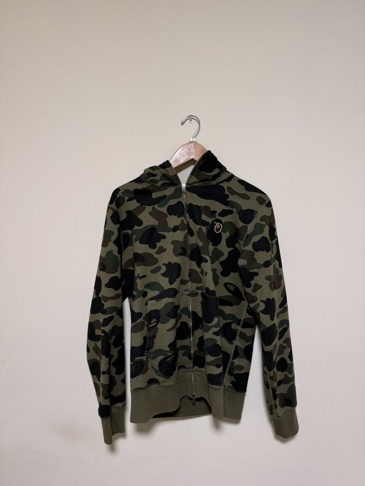 Bape 1st Camo Windstopper Full Zip Hoodie Size US L / EU 52-54 / 3 - 1 Thumbnail