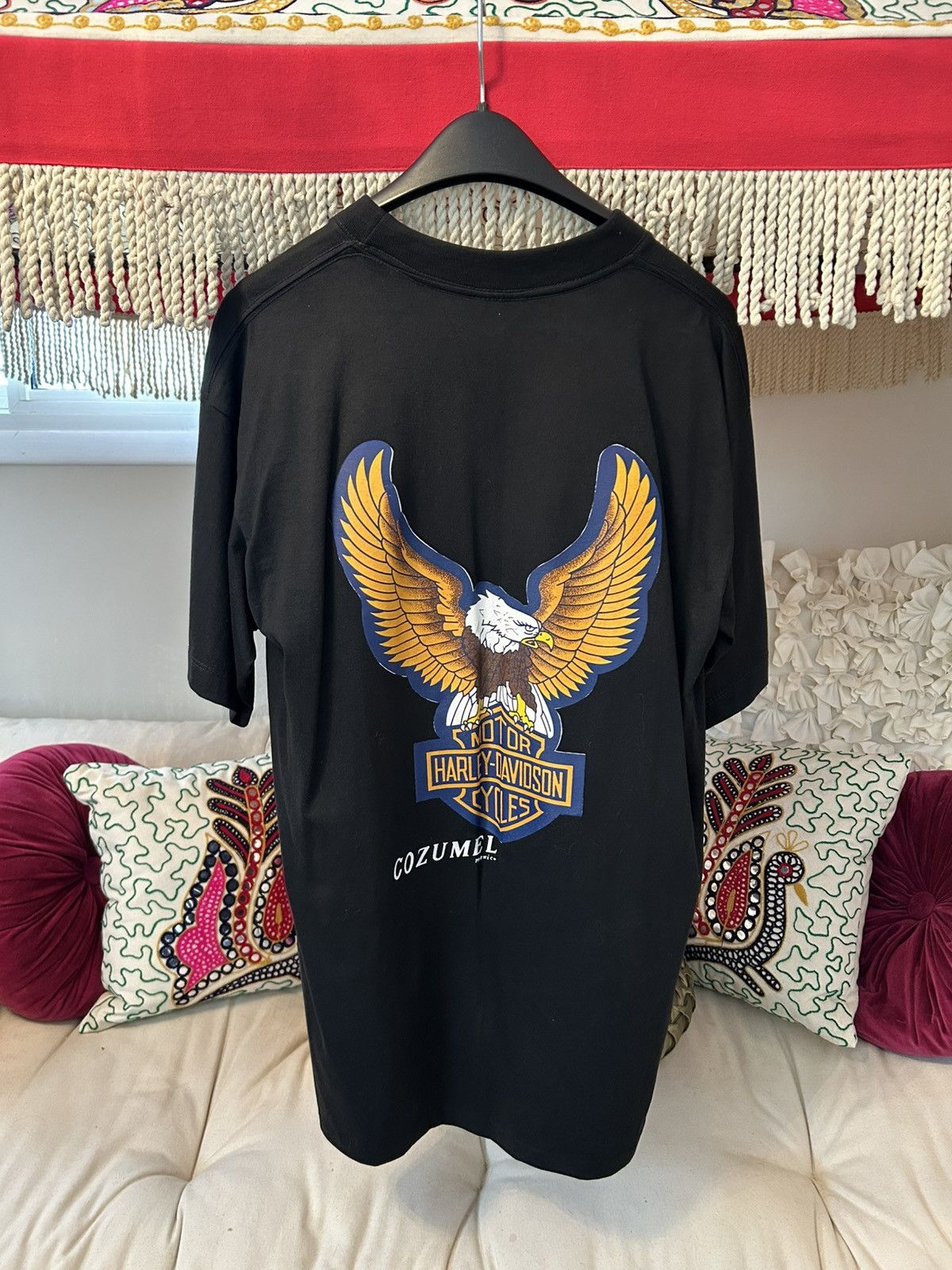 Harley Davidson Vintage New/Never Worn Harley-Davidson Cozumel Mexico Tee Size US XL / EU 56 / 4 - 1 Thumbnail