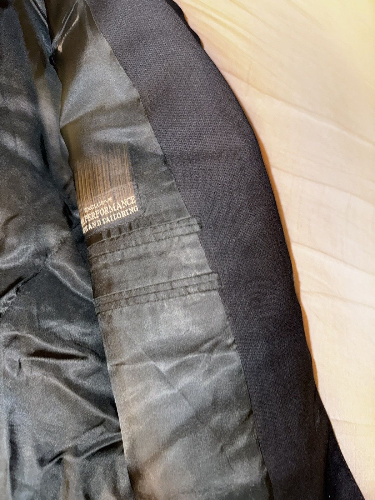 Ermenegildo Zegna Ermenegildo Zegna Black Sport Coat – 44R – 100% Wool Size 44R - 7 Thumbnail
