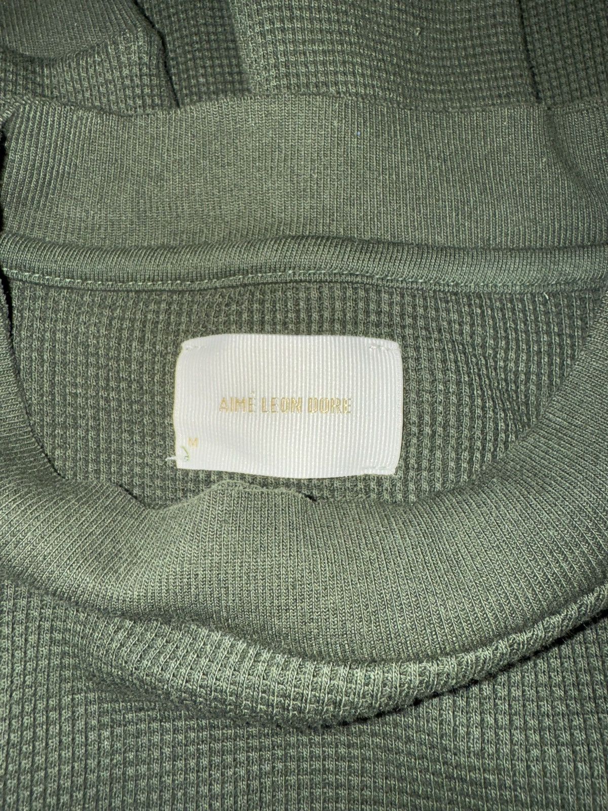 Aime Leon Dore NWT Aime Leon Dore ALD Green Thermal Crew Neck Size US M / EU 48-50 / 2 - 3 Thumbnail