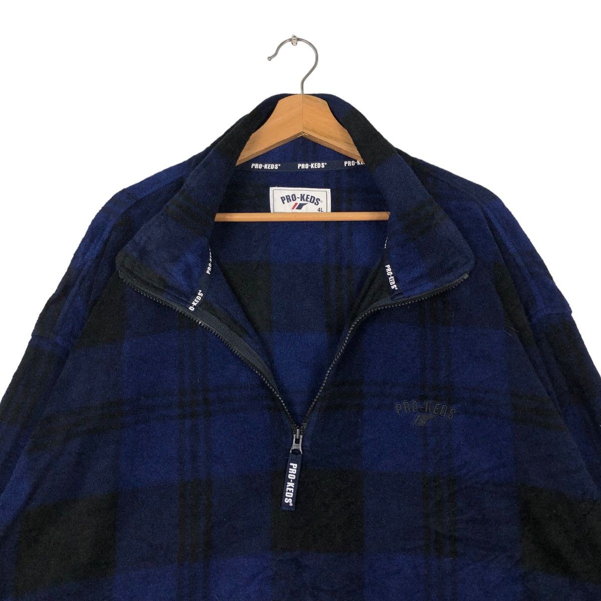 Japanese Brand 🔥Vintage Anorak Jacket Pull Over Pro-Keds Tartan Design Size US L / EU 52-54 / 3 - 11 Thumbnail