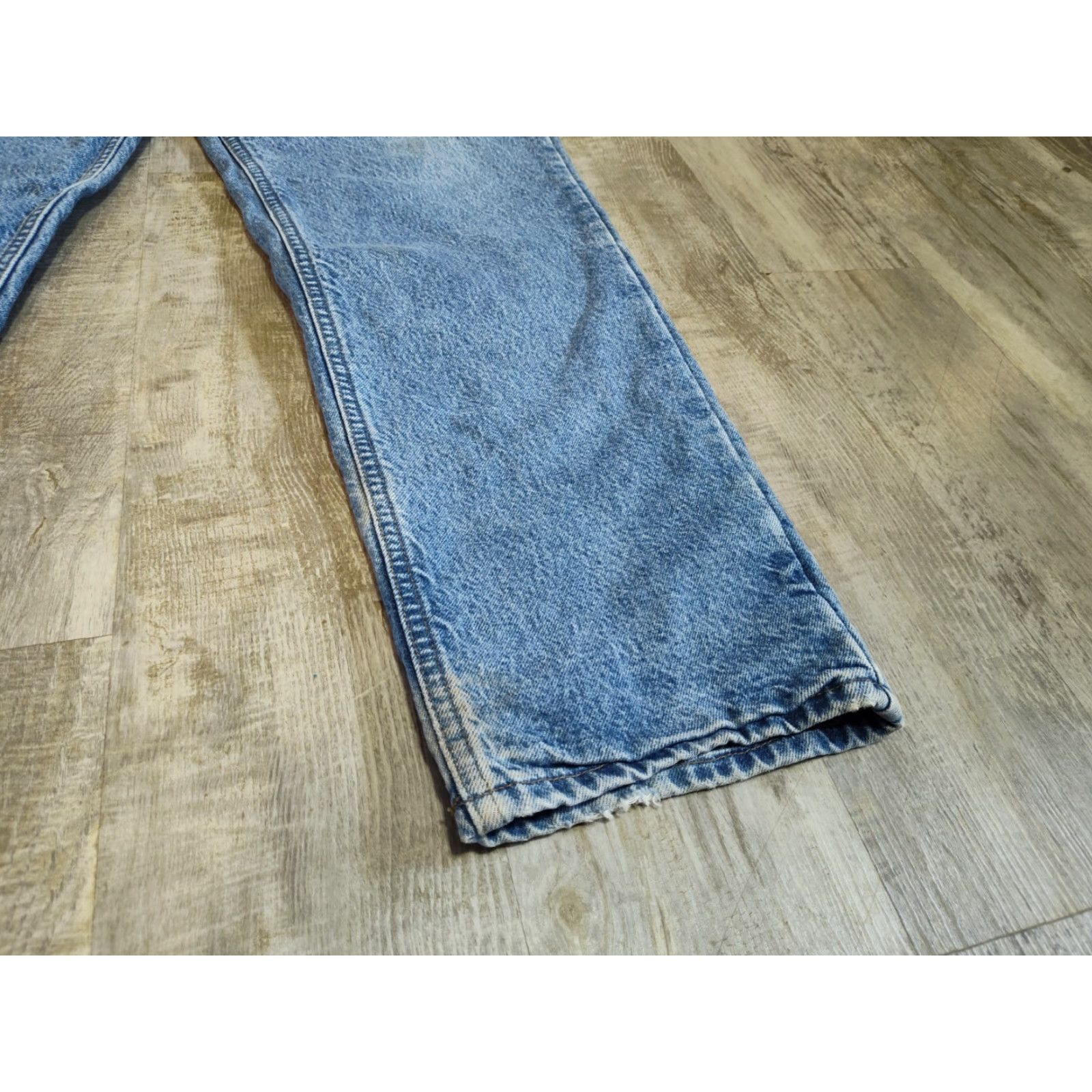 Carhartt VINTAGE Carhartt Jeans Mens 36x32 Flannel Lined Distressed Work Wear USA B21DST Size US 36 / EU 52 - 3 Thumbnail
