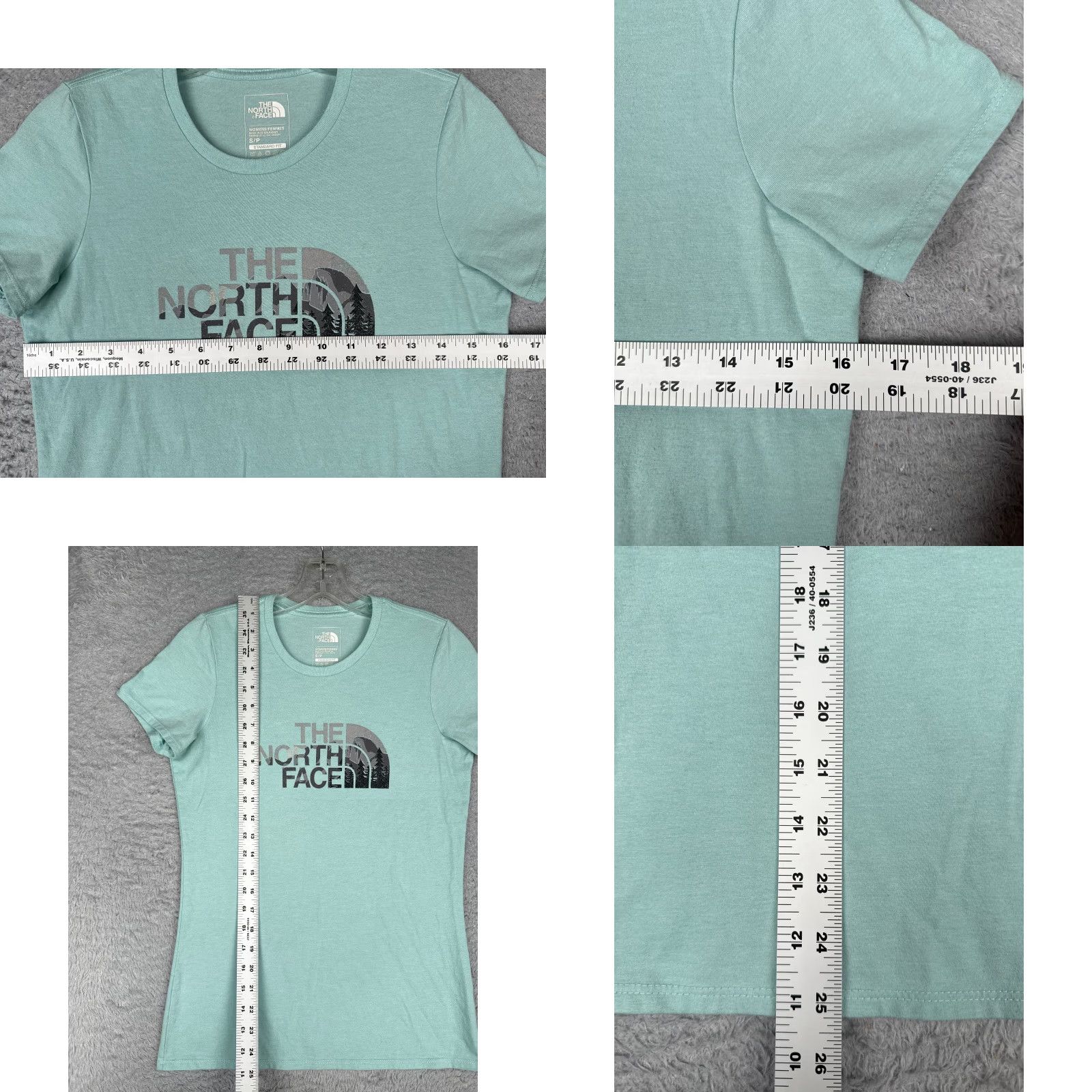 The North Face The North Face Shirt Women S Blue Polyester Cotton Blend Crew Neck T-Shirt Casual Womens 90s Outdoor Classic Style Basic All Seasons Clothing Size S / US 4 / IT 40 - 8 Thumbnail