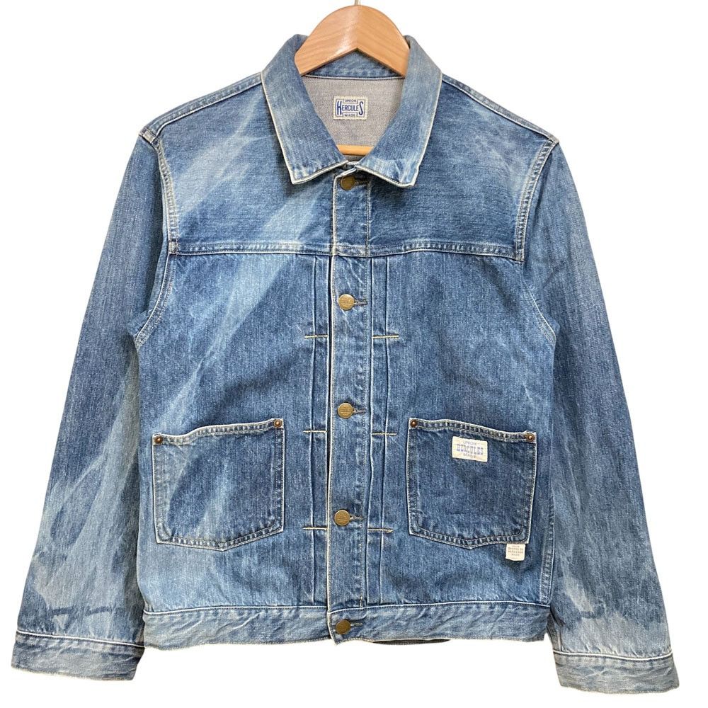 Other Other Johnbull UNION HERCULES MADE Denim Jacket Textile Outerwear HE251L02 DUTY FREE for USA Size ONE SIZE - 1 Thumbnail