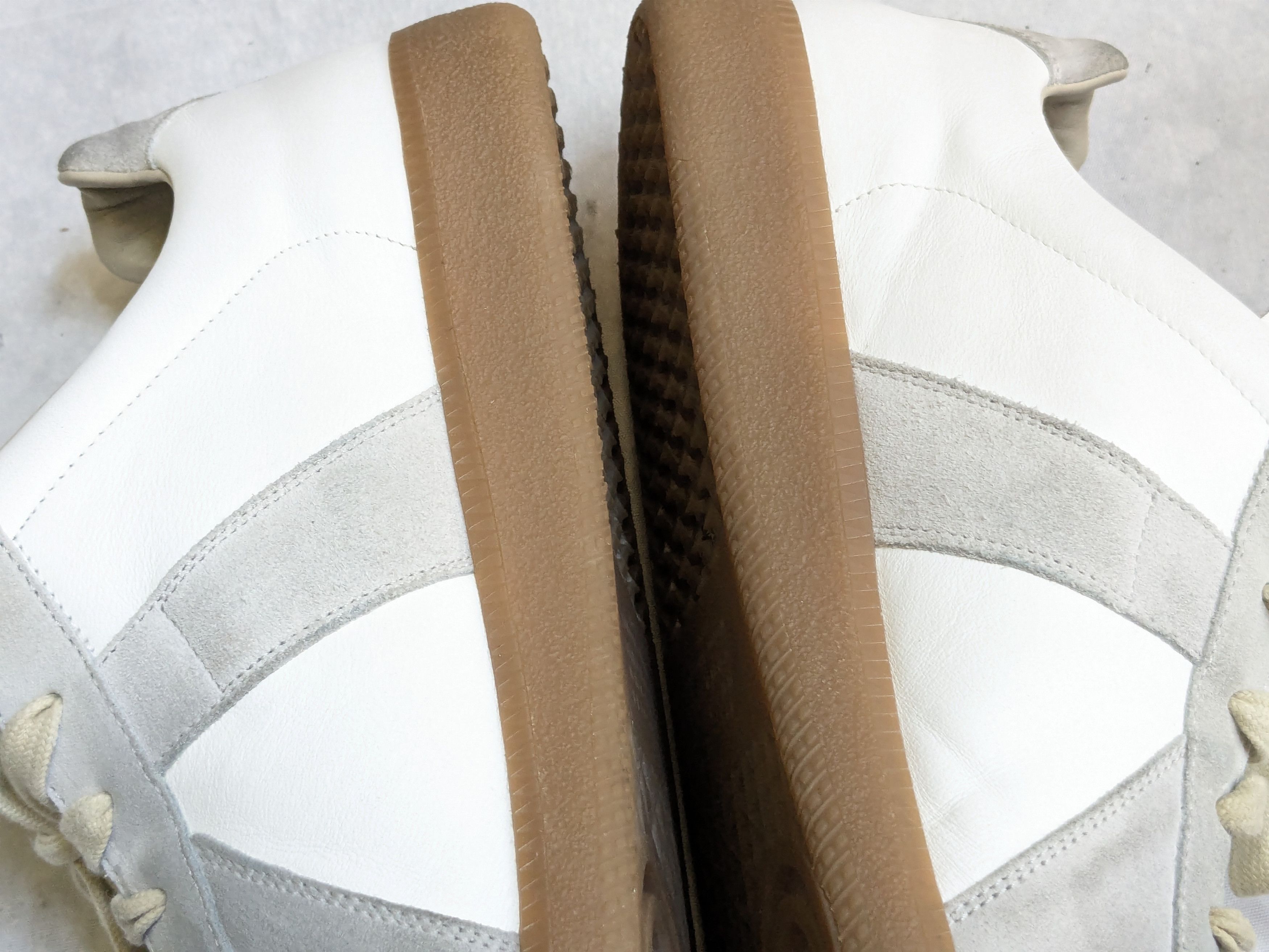 Maison Margiela Maison Margiela Replica GAT Sneaker white gray 13 46 low top Size US 13 / EU 46 - 16 Thumbnail