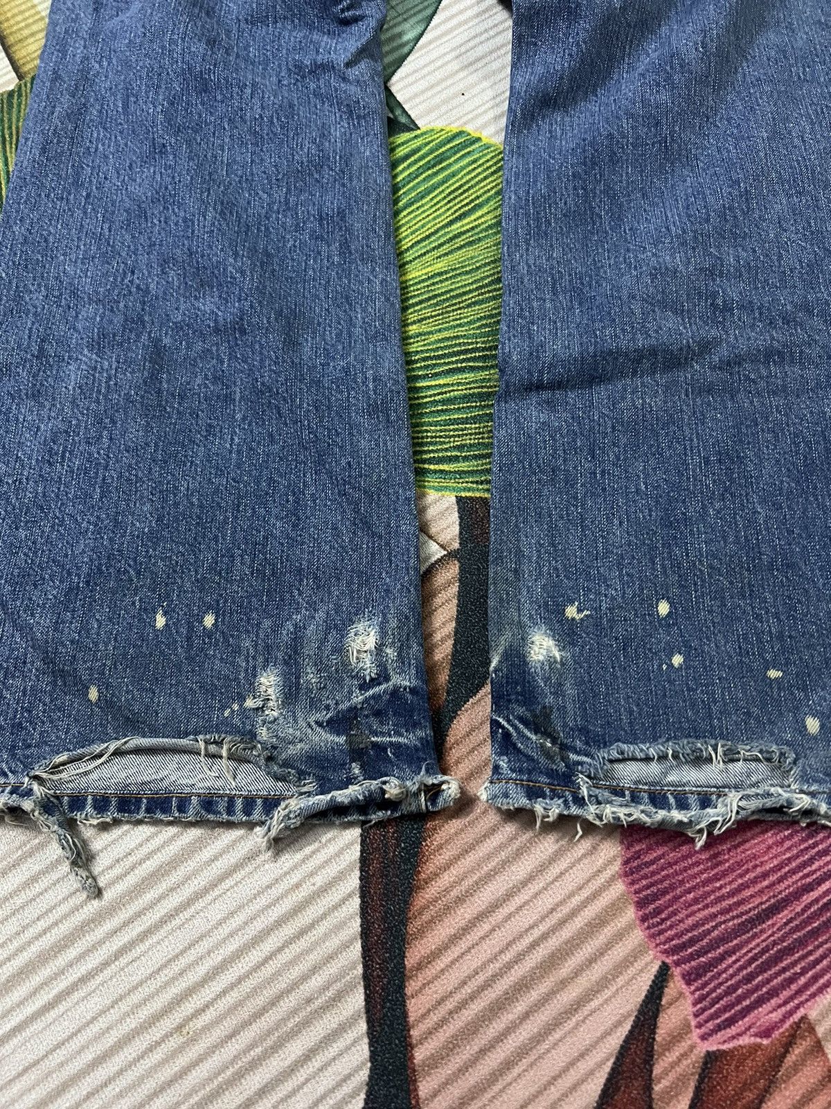 Abercrombie & Fitch 💥FLARE💥VTG ABERCROMBIE & FITCH FLARE RIPPED JEANS VERY RARE Size US 32 / EU 48 - 10 Thumbnail