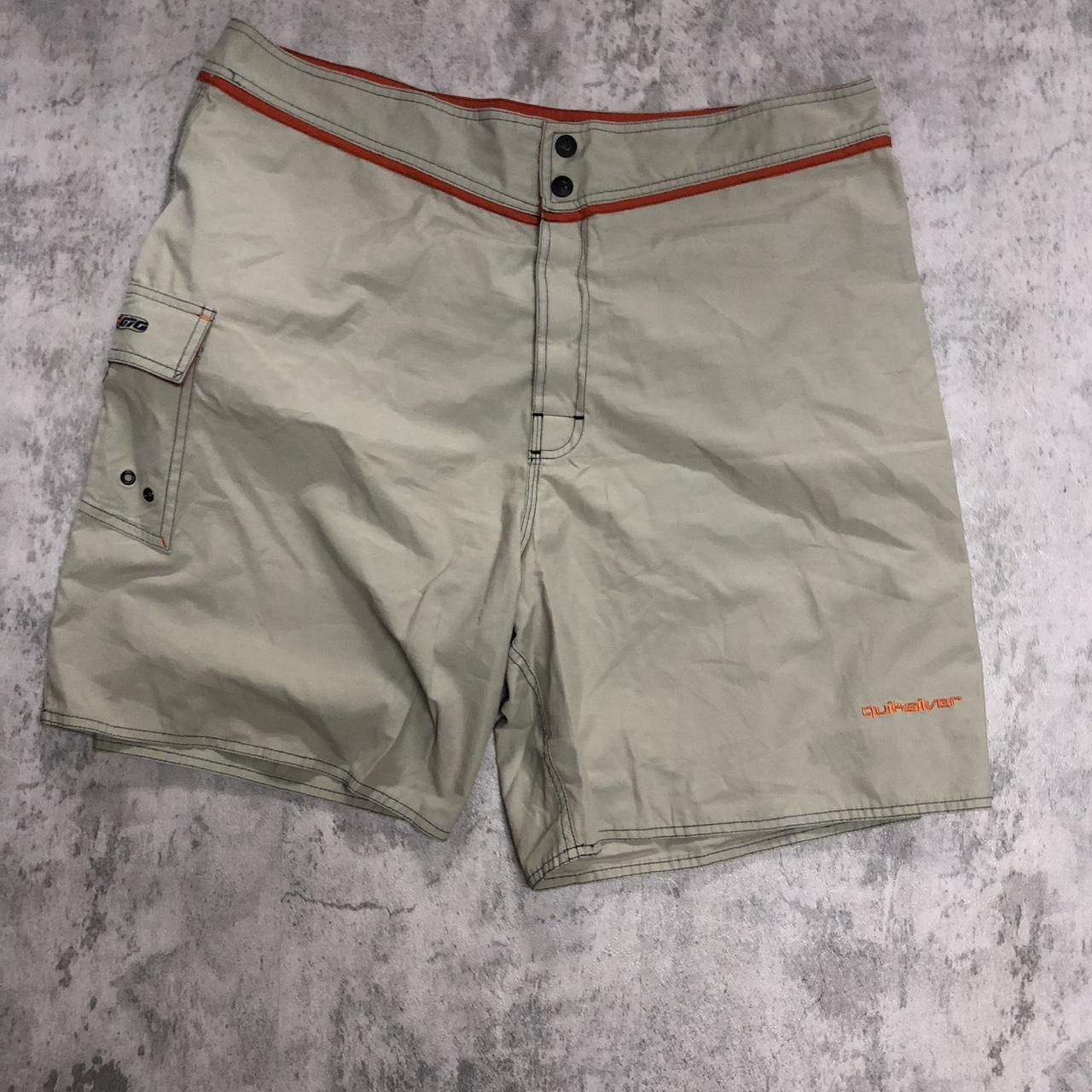 Quiksilver Quiksilver tan and red board shorts #skater Size US 38 / EU 54 - 1 Thumbnail