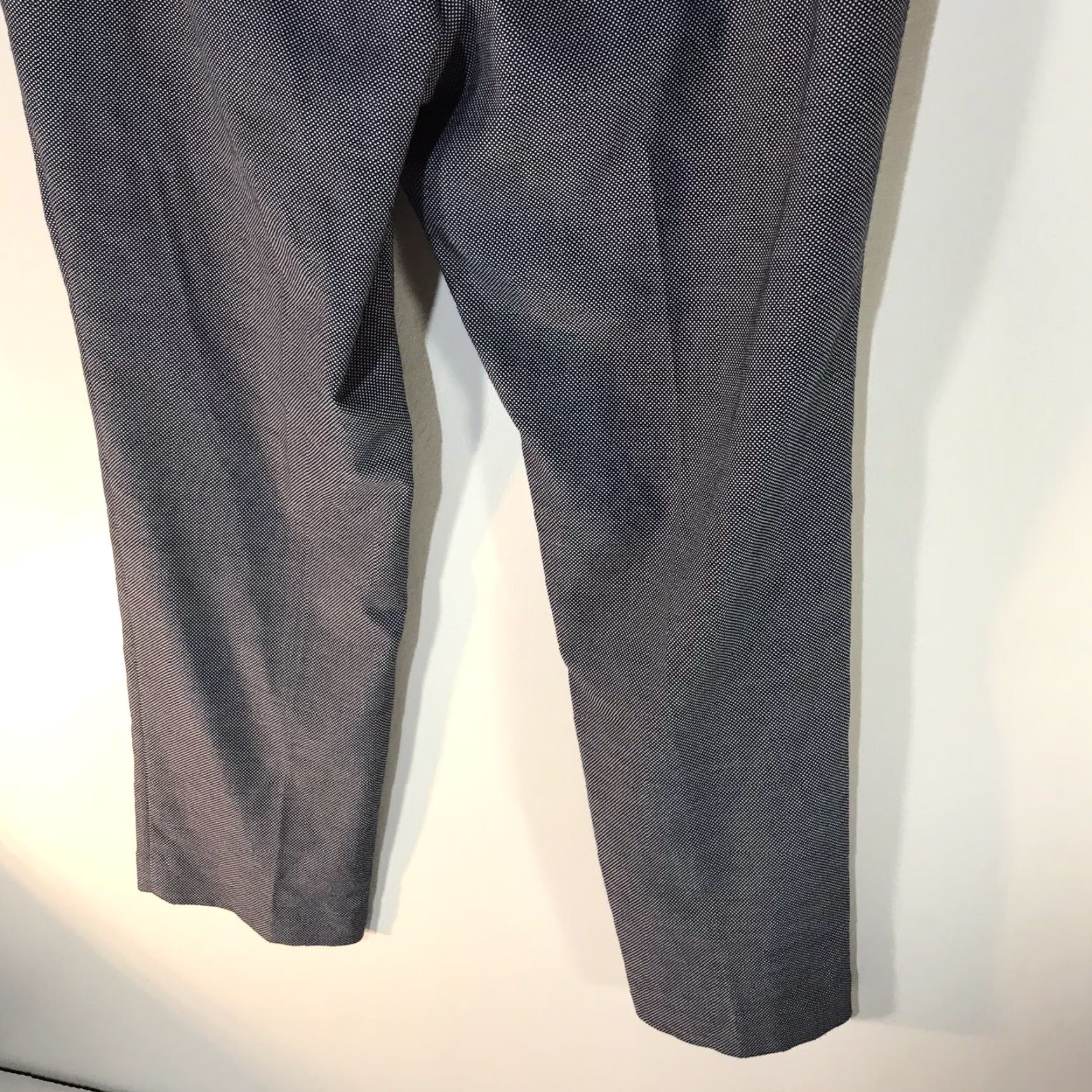Talbots Talbots Blue/Hw White Houndstooth High Waist Straight Dress Pants Womens Size 16P Blue/White Talbots High Waist Dress Pants 16P Pants Size 38" / US 16 / IT 52 - 6 Thumbnail