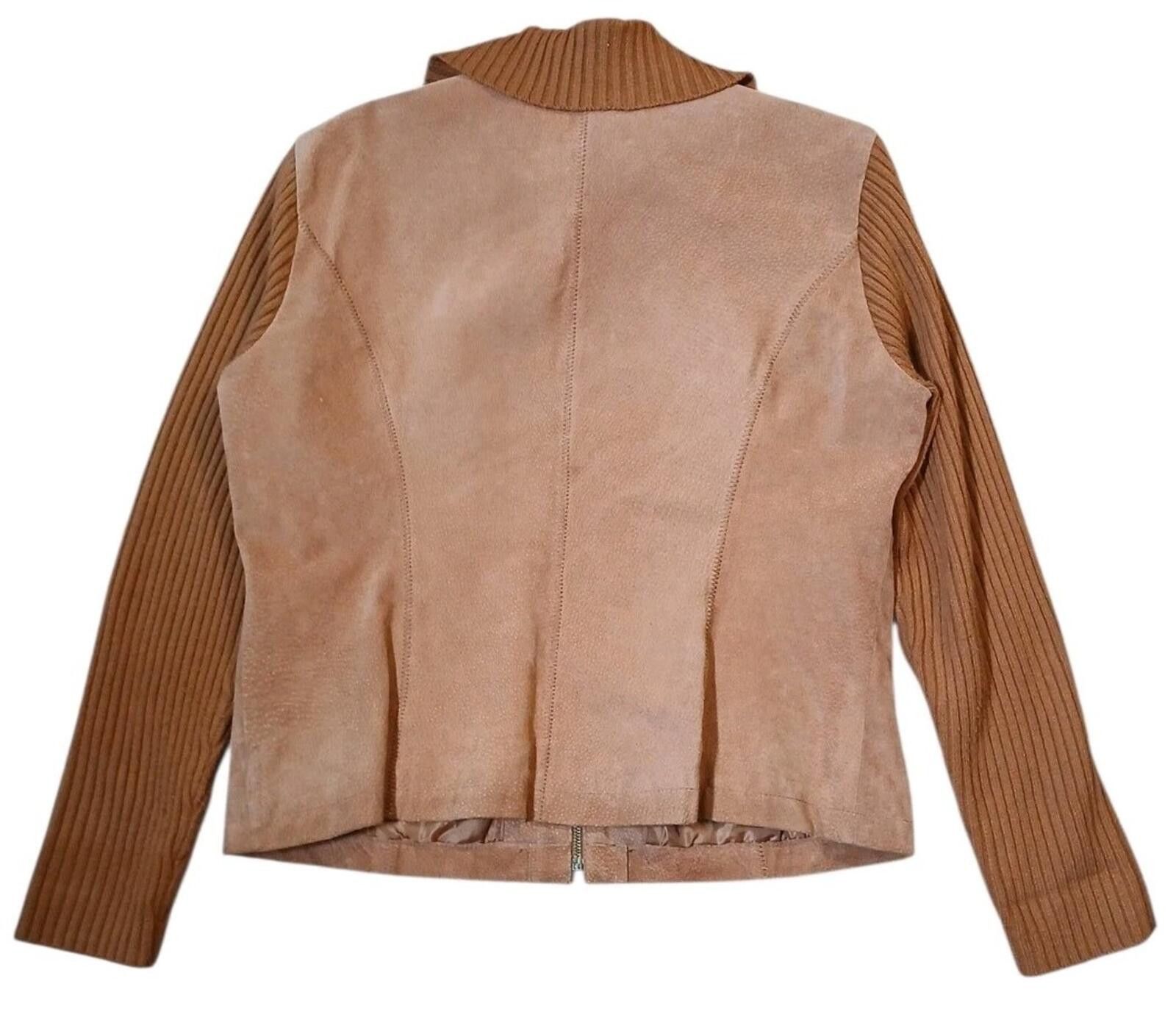 Other Live A Little suede ribbed knit jacket women's Size Large Size L / US 10 / IT 46 - 3 Thumbnail