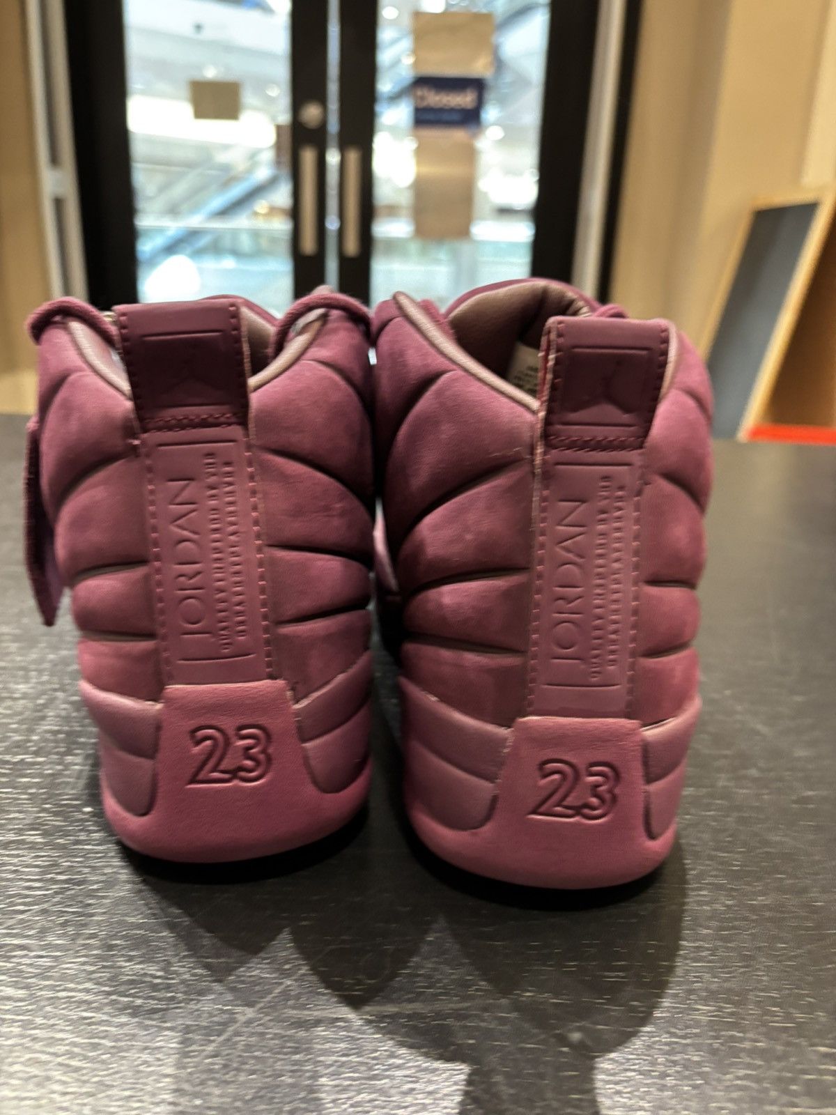 Jordan Brand Jordan 12 High PSNY ‘Bordeaux’ Size US 8.5 / EU 41-42 - 3 Thumbnail