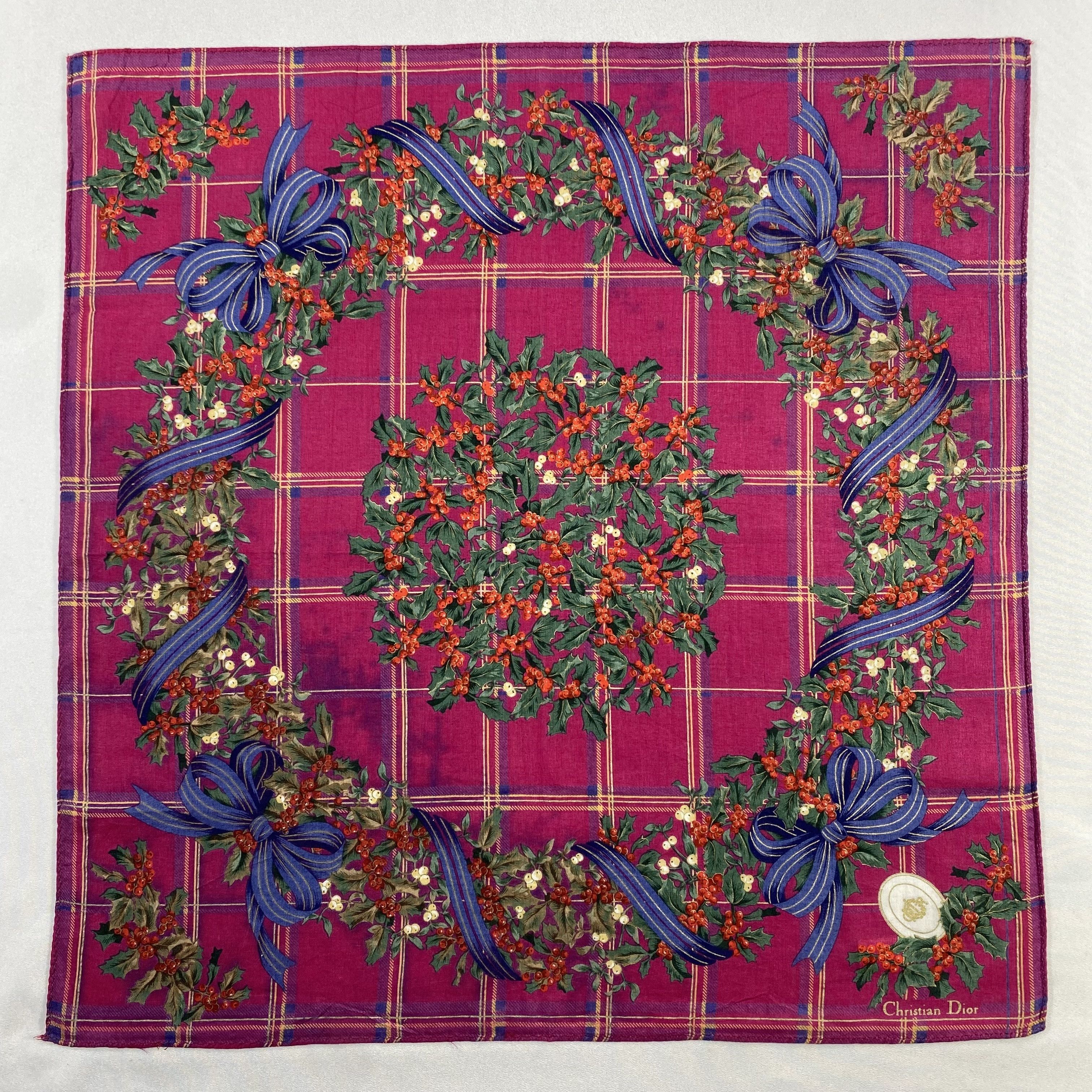 Vintage Christian Dior Monsieur Handkerchief / Neckerchief-P1885 Size ONE SIZE - 1 Thumbnail