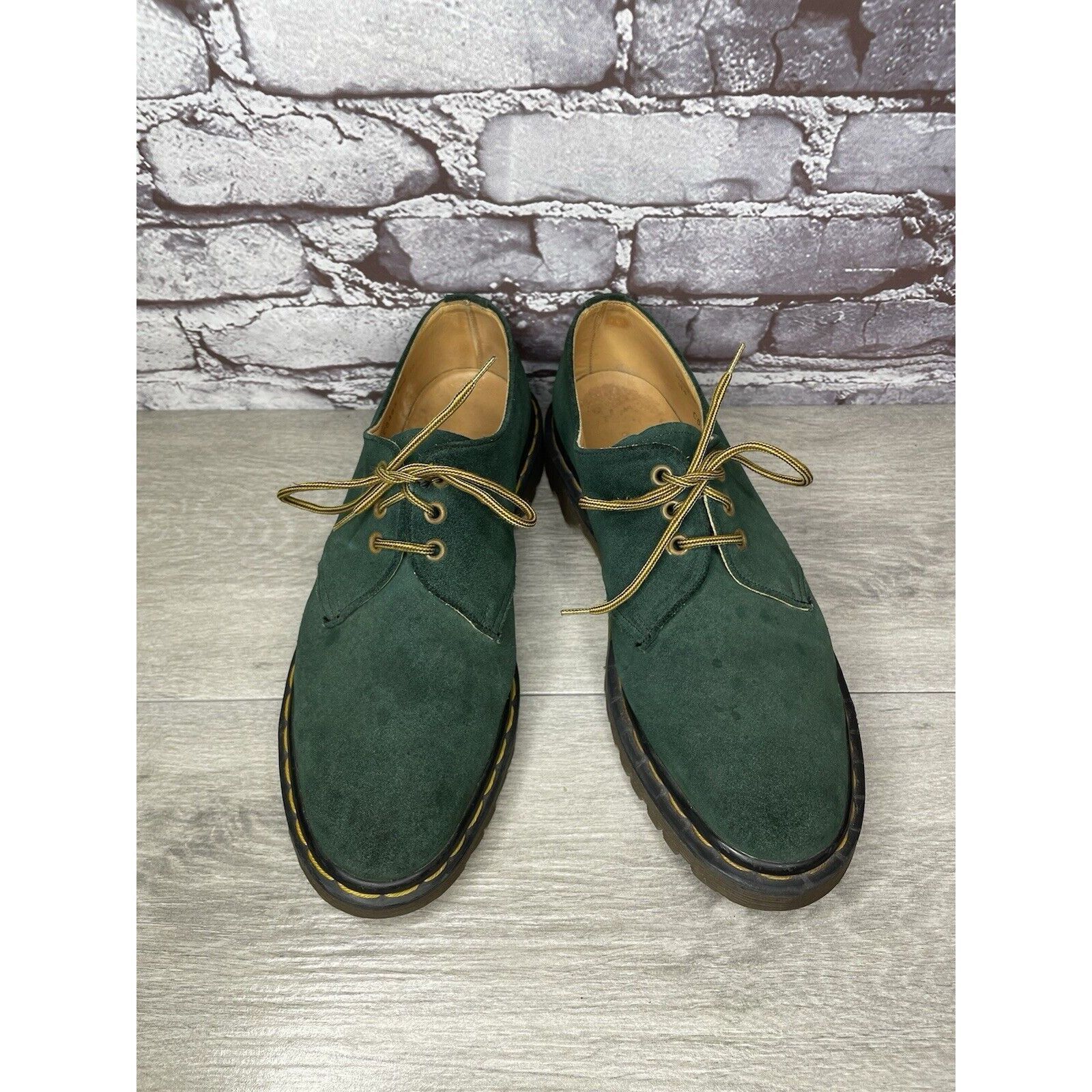 Dr. Martens Doc Dr. Martens Green Suede Leather Oxfords Shoes Men’s Sz 1 Size US 10 / EU 43 - 15 Thumbnail