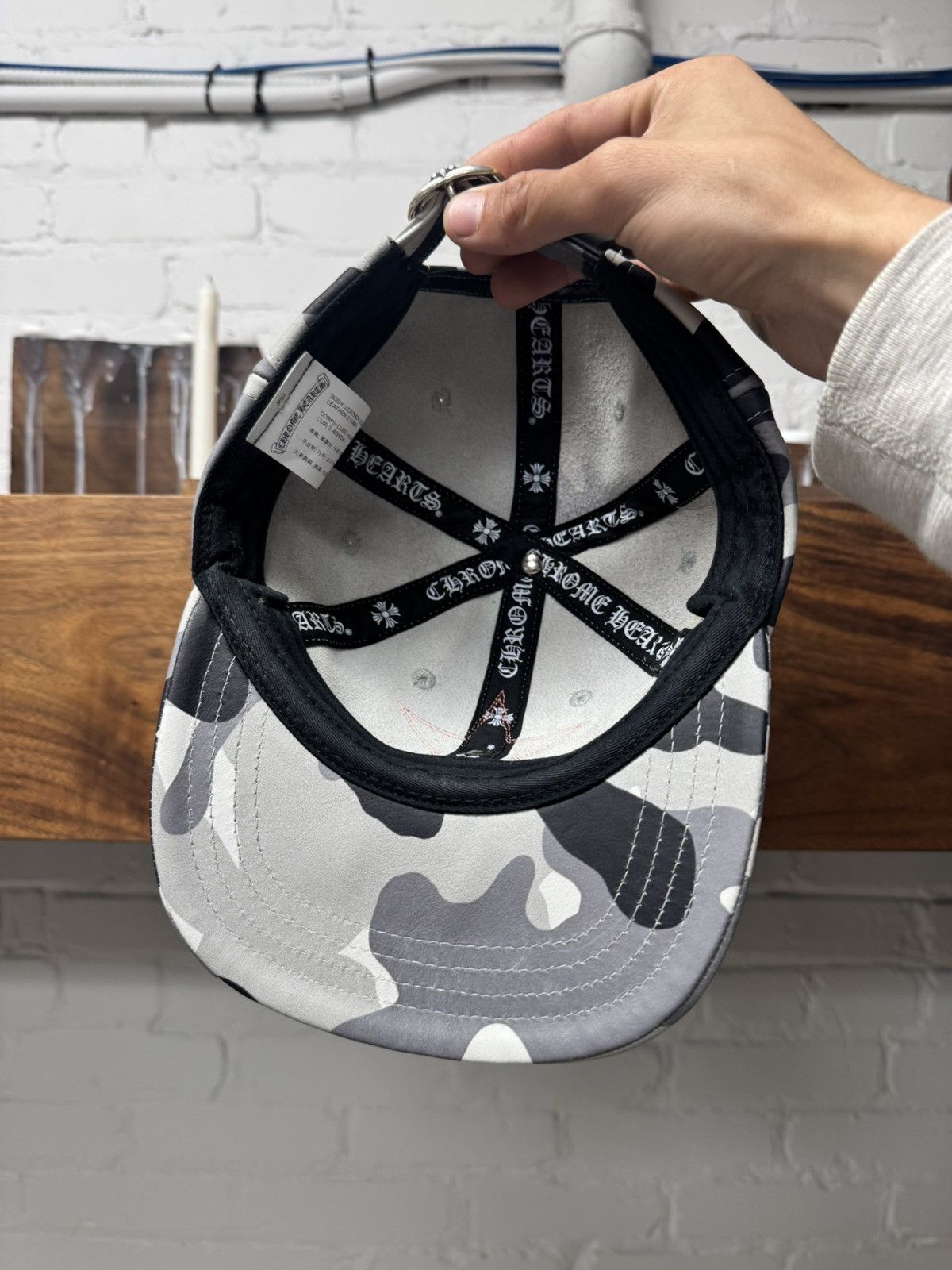 Chrome Hearts Chrome Hearts ‘Snow Camo’ Leather Star Patch Gunslinger Hat Size ONE SIZE - 6 Thumbnail