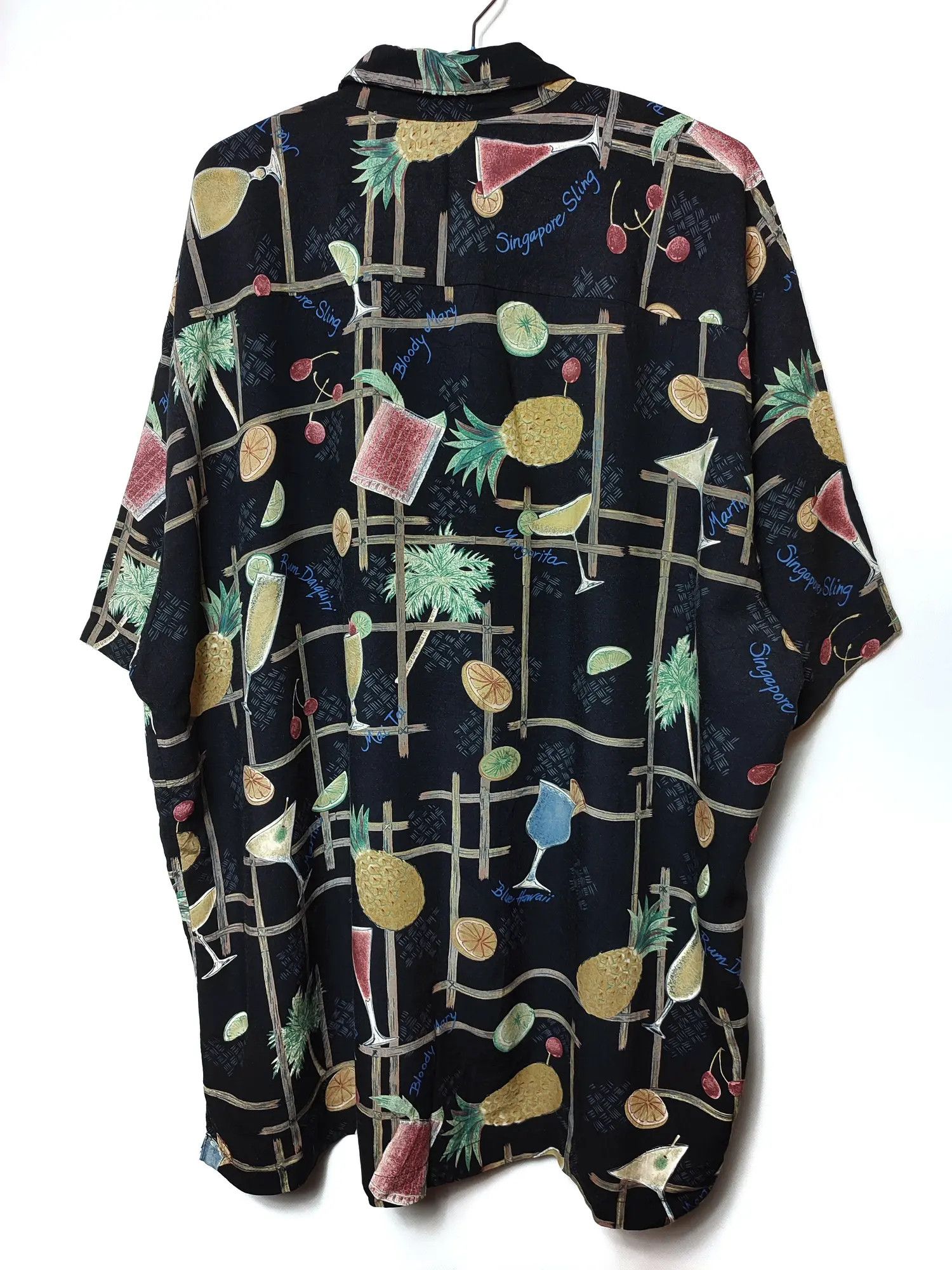 Tori Richard × Vintage Vintage Cocktails Hawaiian shirt Size US XL / EU 56 / 4 - 7 Thumbnail