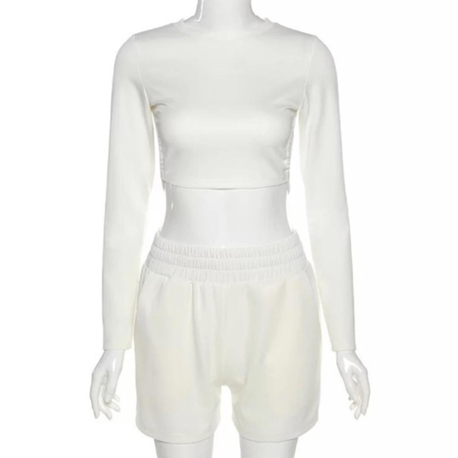 Designer Two Piece Shirt And Short Set NWT Size S / US 4 / IT 40 - 4 Thumbnail