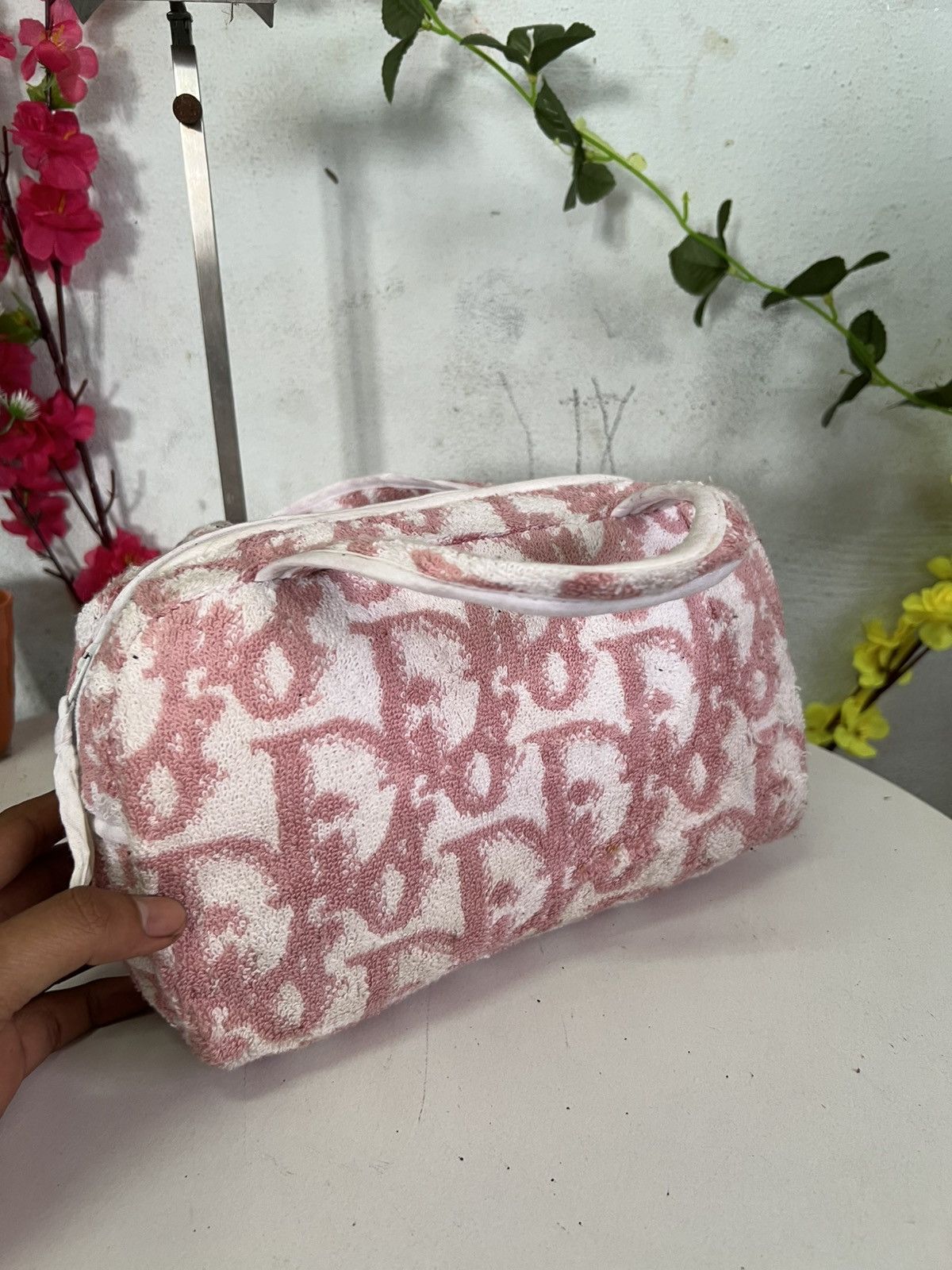 Dior Authentic Dior Terry Cloth Bag Size ONE SIZE - 6 Thumbnail