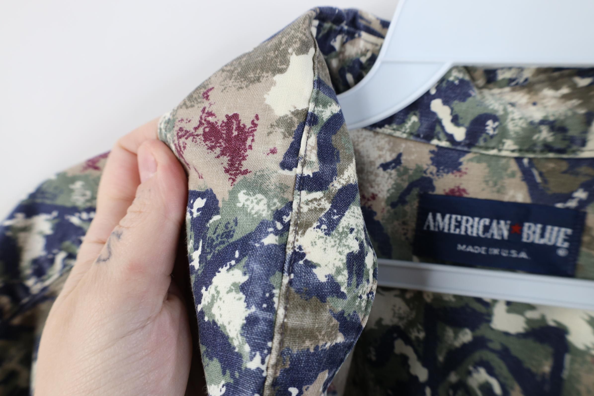 Vintage Vintage 90s Streetwear Art Collared Button Down Shirt USA Size US L / EU 52-54 / 3 - 8 Thumbnail