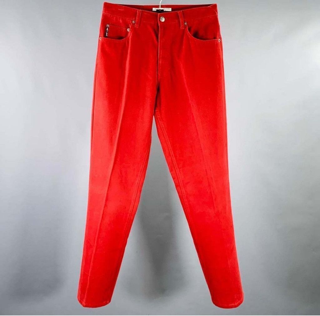 Armani Exchange Men's Armani Exchange Red Jeans Size 29R Size US 29 - 4 Thumbnail