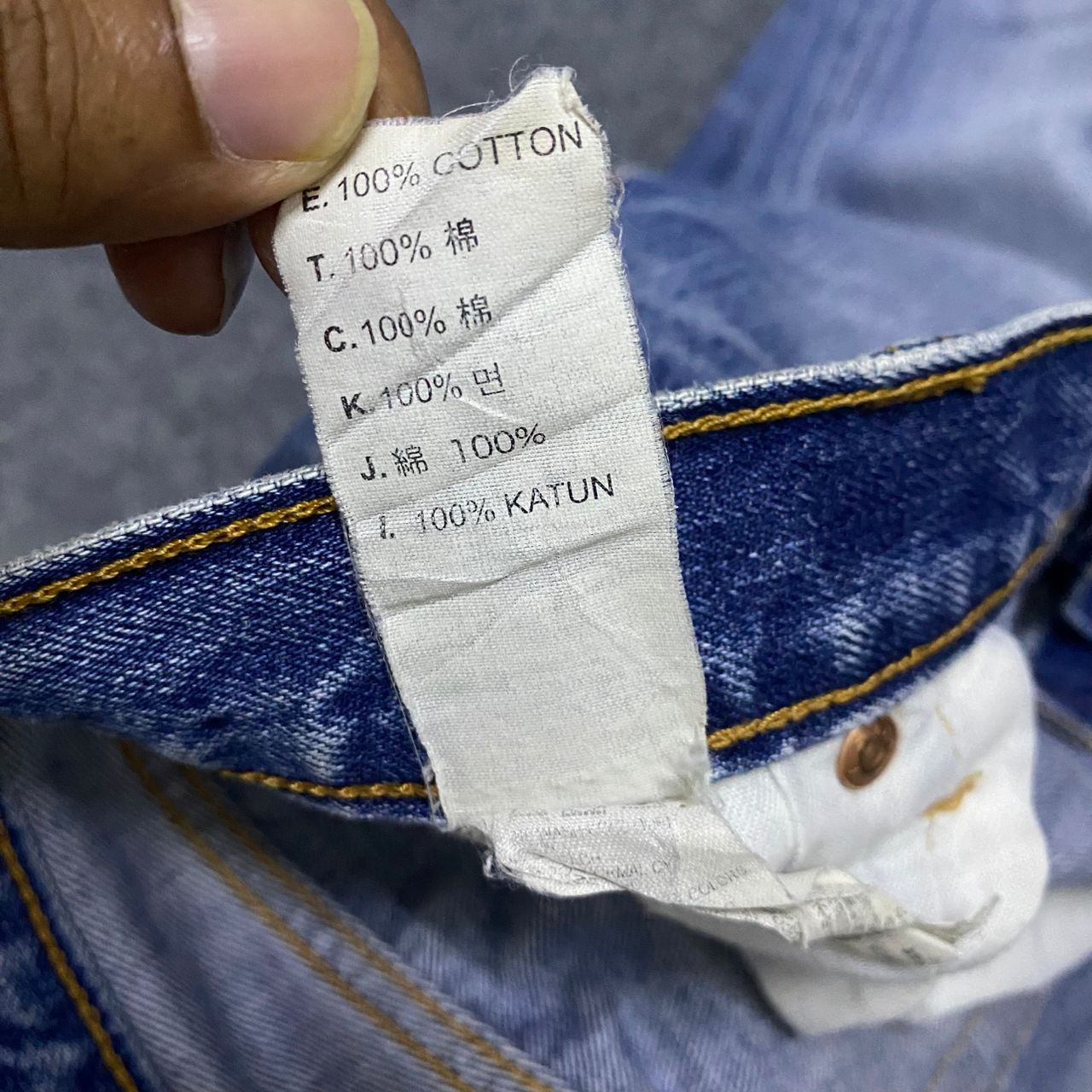 Levi's 💥Best Offer💥Vintage Levis 501 Wokers Distressed Denim Size US 36 / EU 52 - 13 Thumbnail
