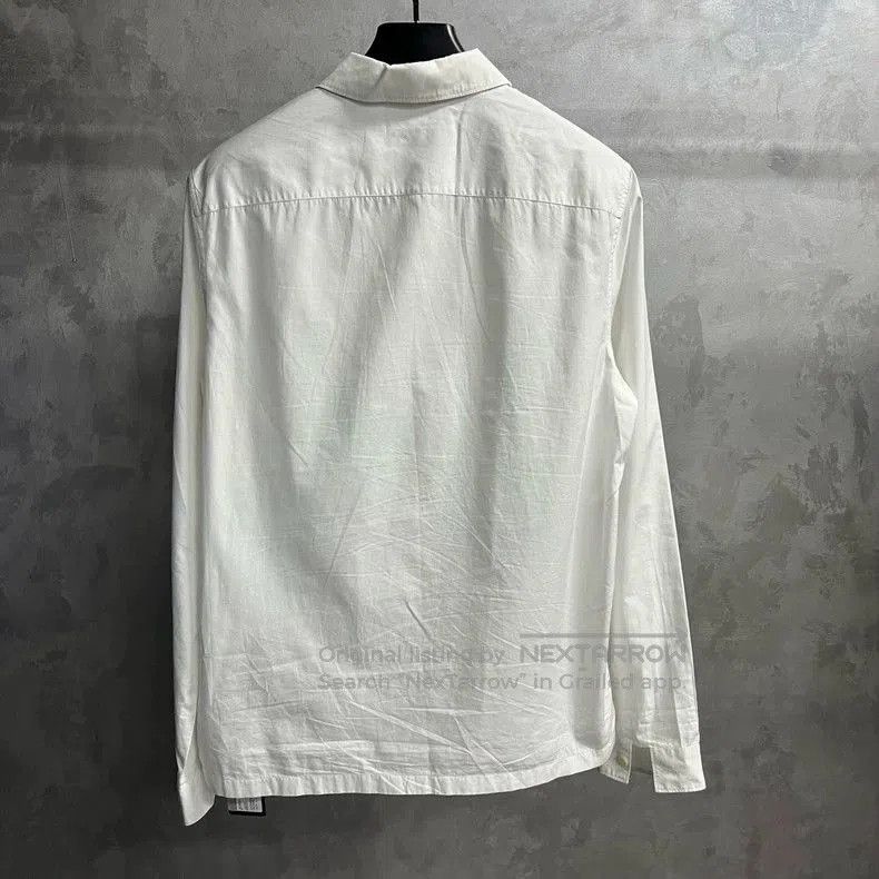 Prada Prada White Zip Collar Long Sleeve Shirt. Size US L / EU 52-54 / 3 - 2 Thumbnail