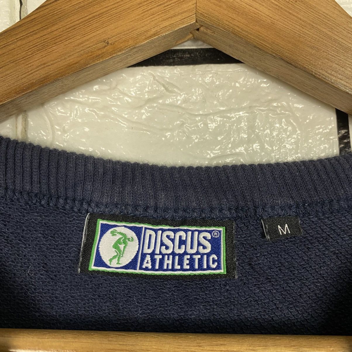 Japanese Brand 📌Vintage Sweatshirt Crewneck Discuss Athletic Big Logo Size US M / EU 48-50 / 2 - 16 Thumbnail